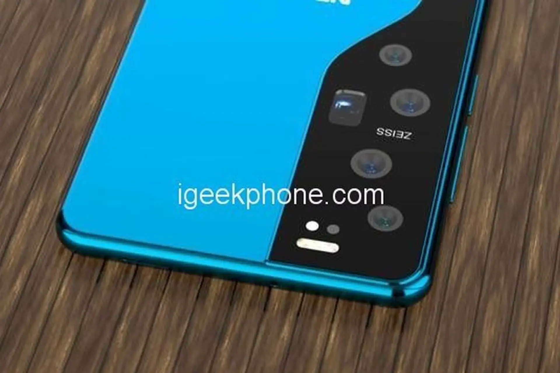Xuất hiện concept Huawei Mate 40 Pro: Màn hình đục lỗ, 5 camera sau