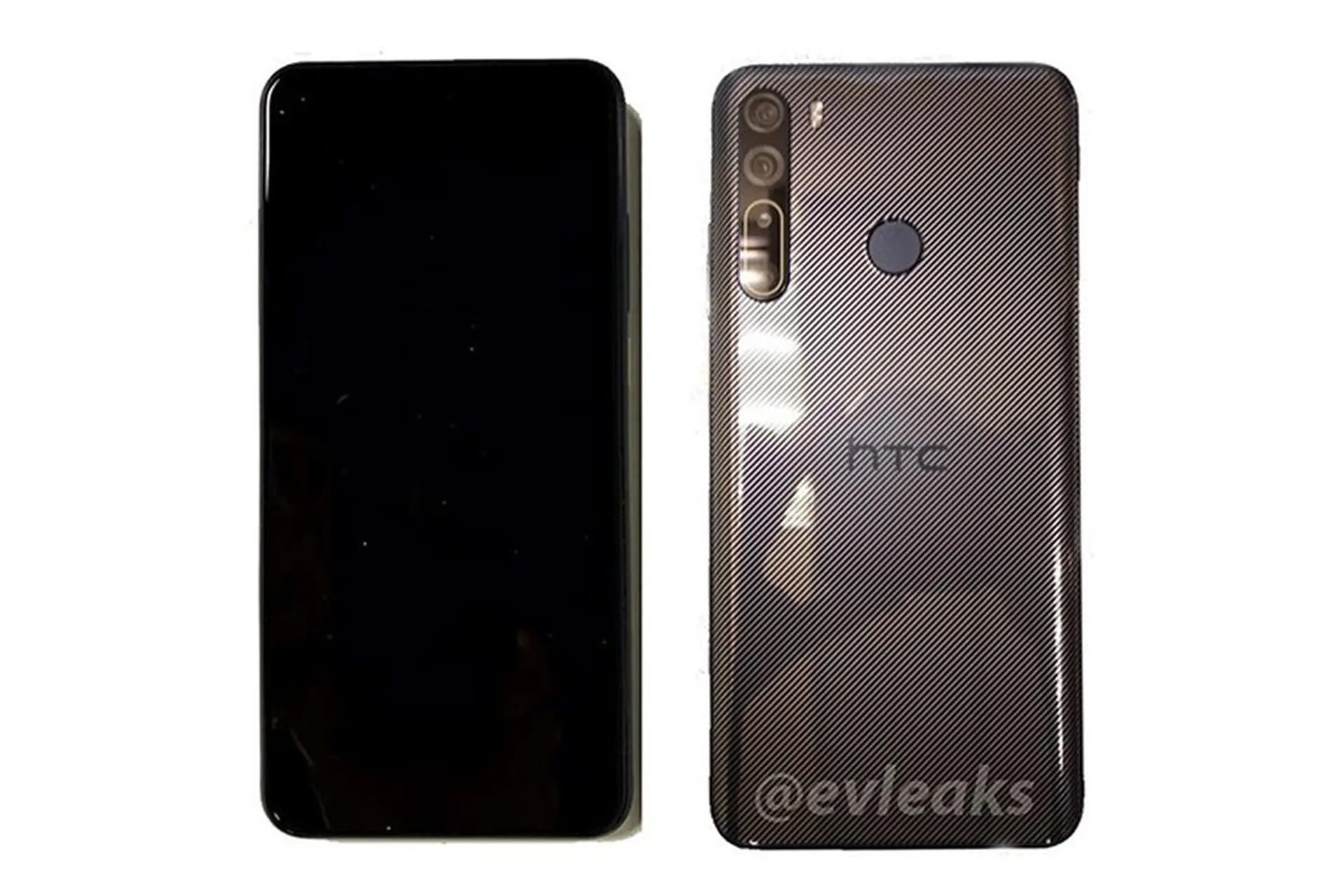 Hình ảnh thực tế cho thấy toàn bộ thiết kế HTC Desire 20 Pro