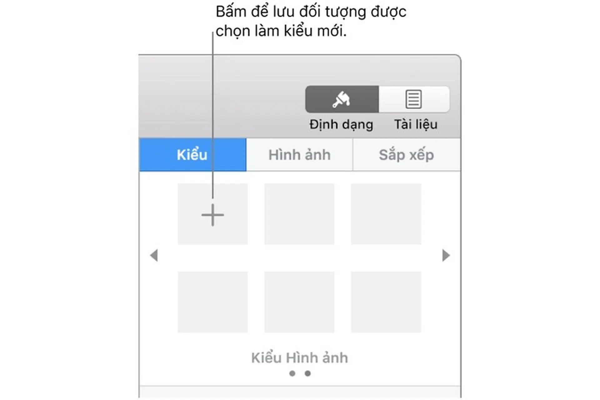 Sử dụng kiểu đối tượng trong Pages
