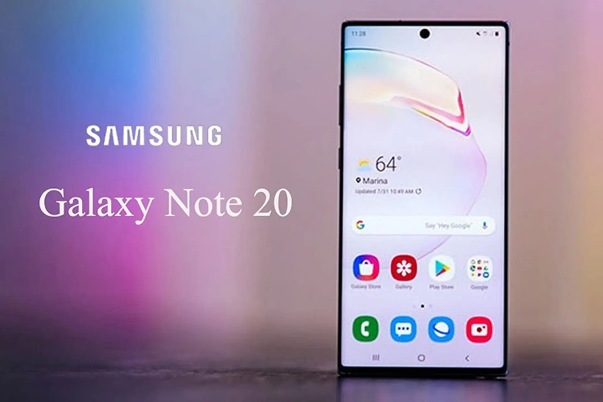 Samsung Galaxy Note 20 sẽ có màn hình phẳng, độ phân giải Full-HD+, tần số quét 60Hz