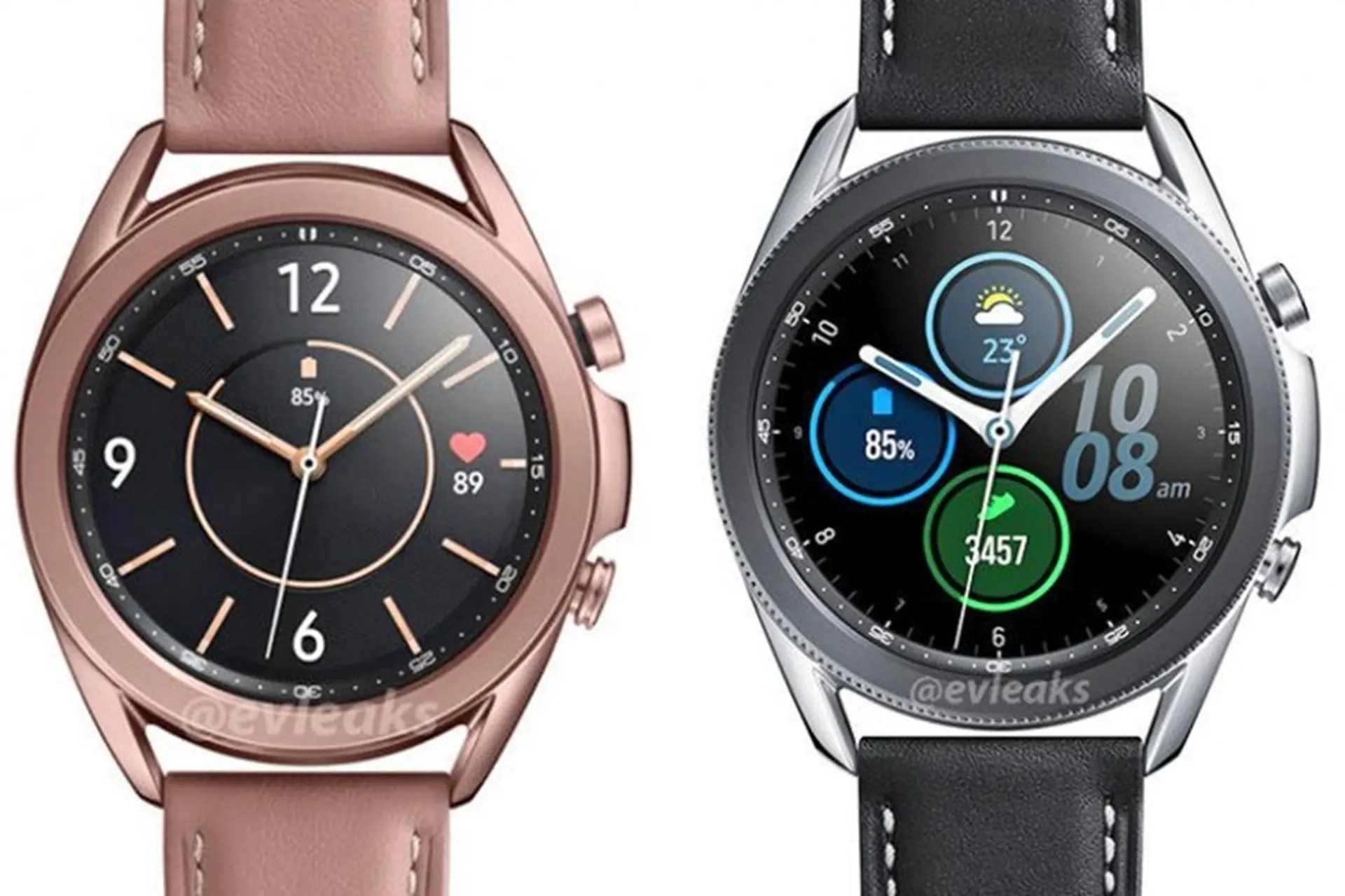 Hé lộ các tùy chọn màu sắc Samsung Galaxy Watch 3