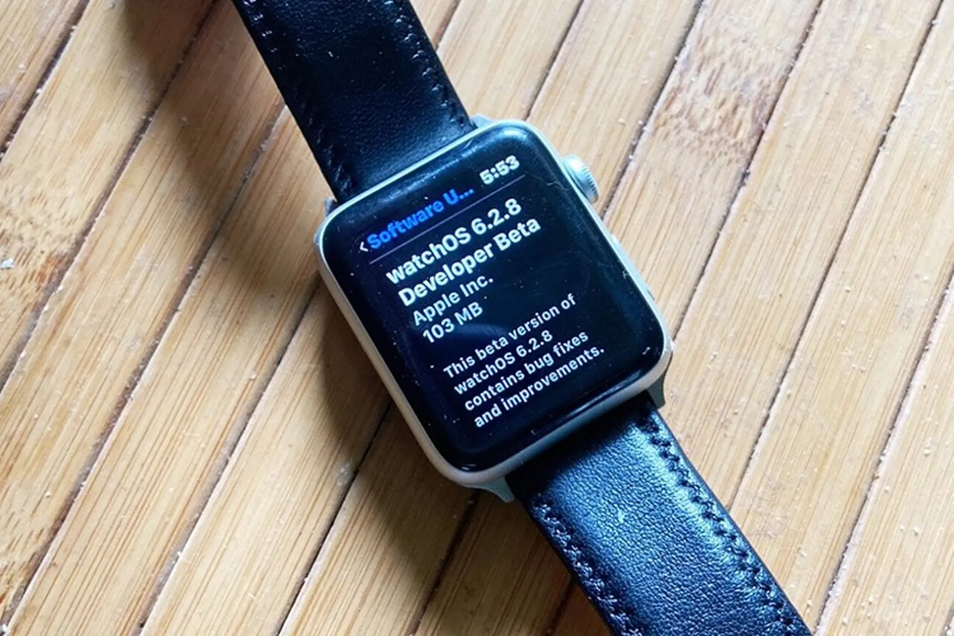 watchOS 6.2.8 beta 1 được tung ra cho các nhà phát triển