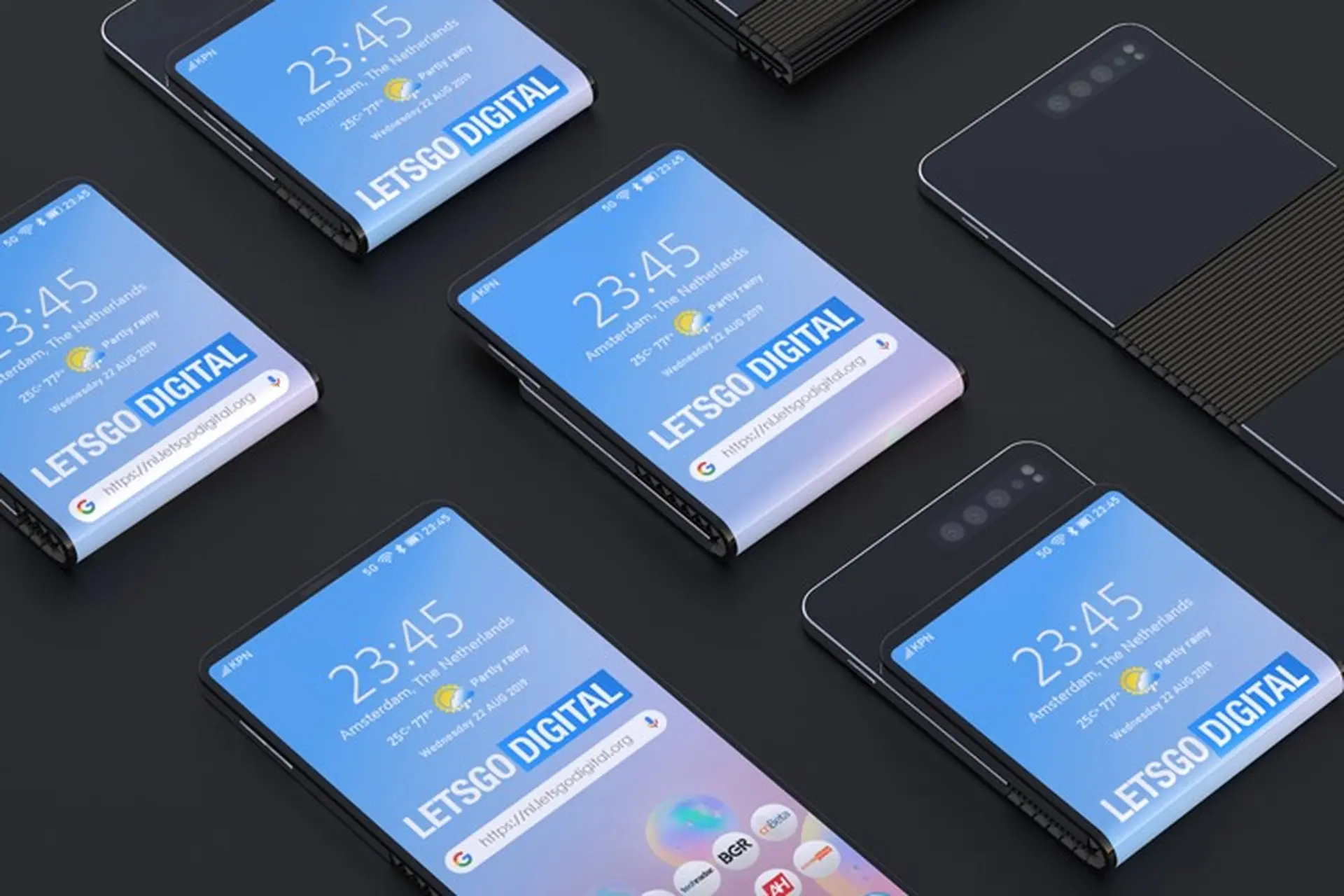 Samsung được cấp bằng sáng chế cho dòng điện thoại màn hình gập mới