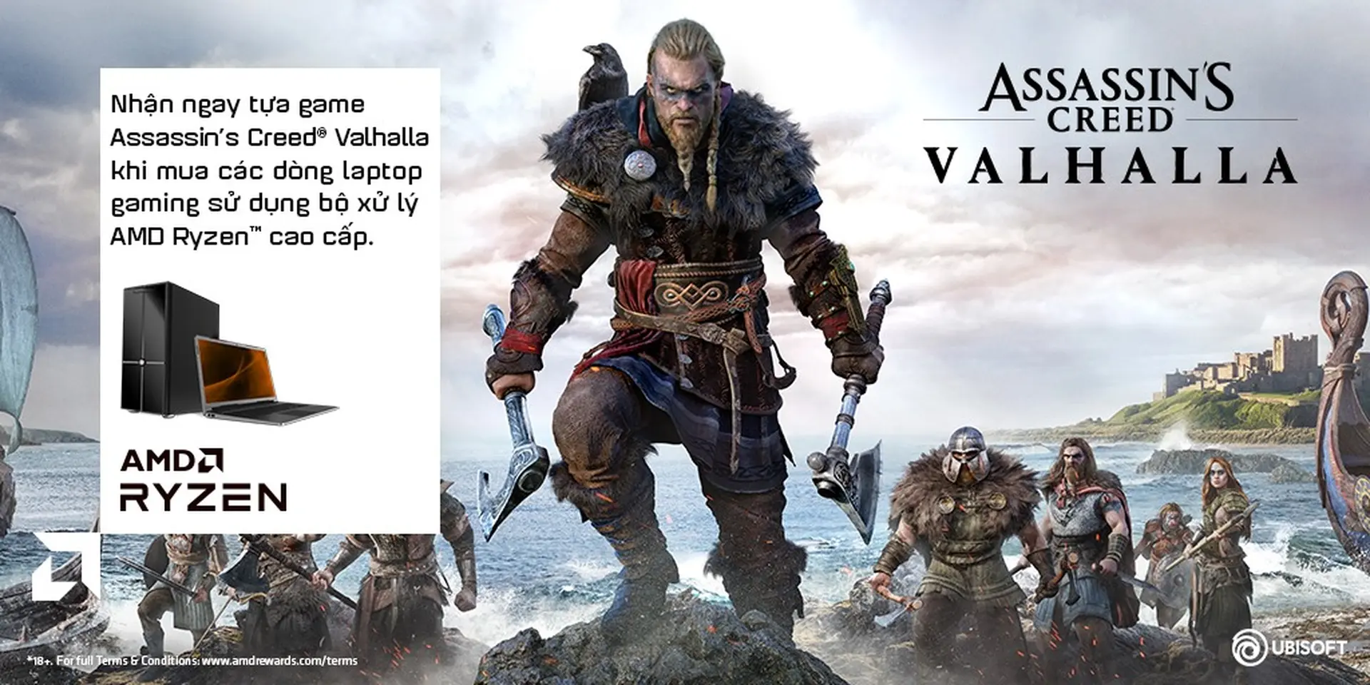 Trang bị vũ khí của AMD, nhận ngay game khủng
