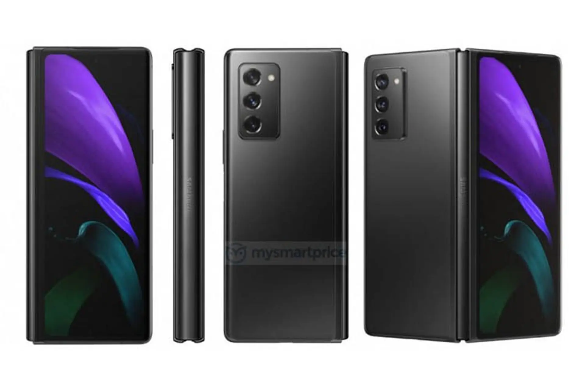 Samsung Galaxy Z Fold 2 lộ ảnh render chính thức trước ngày ra mắt