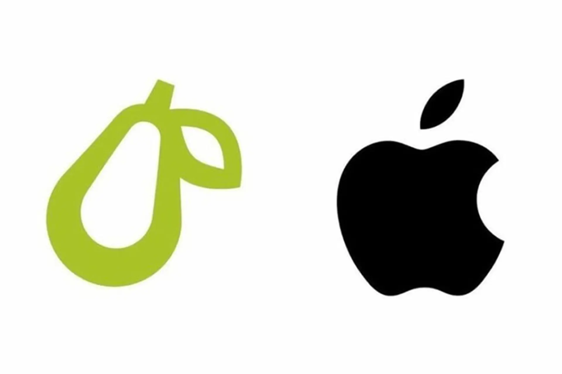 Apple kiện công ty nhỏ vì cho rằng logo quả lê trông giống quả táo