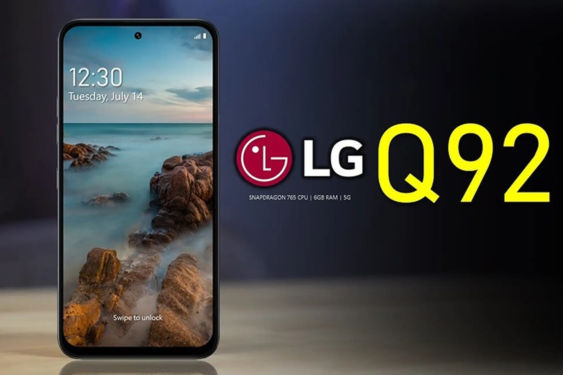 Rò rỉ thông số kỹ thuật LG Q92 5G: Màn hình “đục lỗ”, chip SD765G, pin 4000 mAh