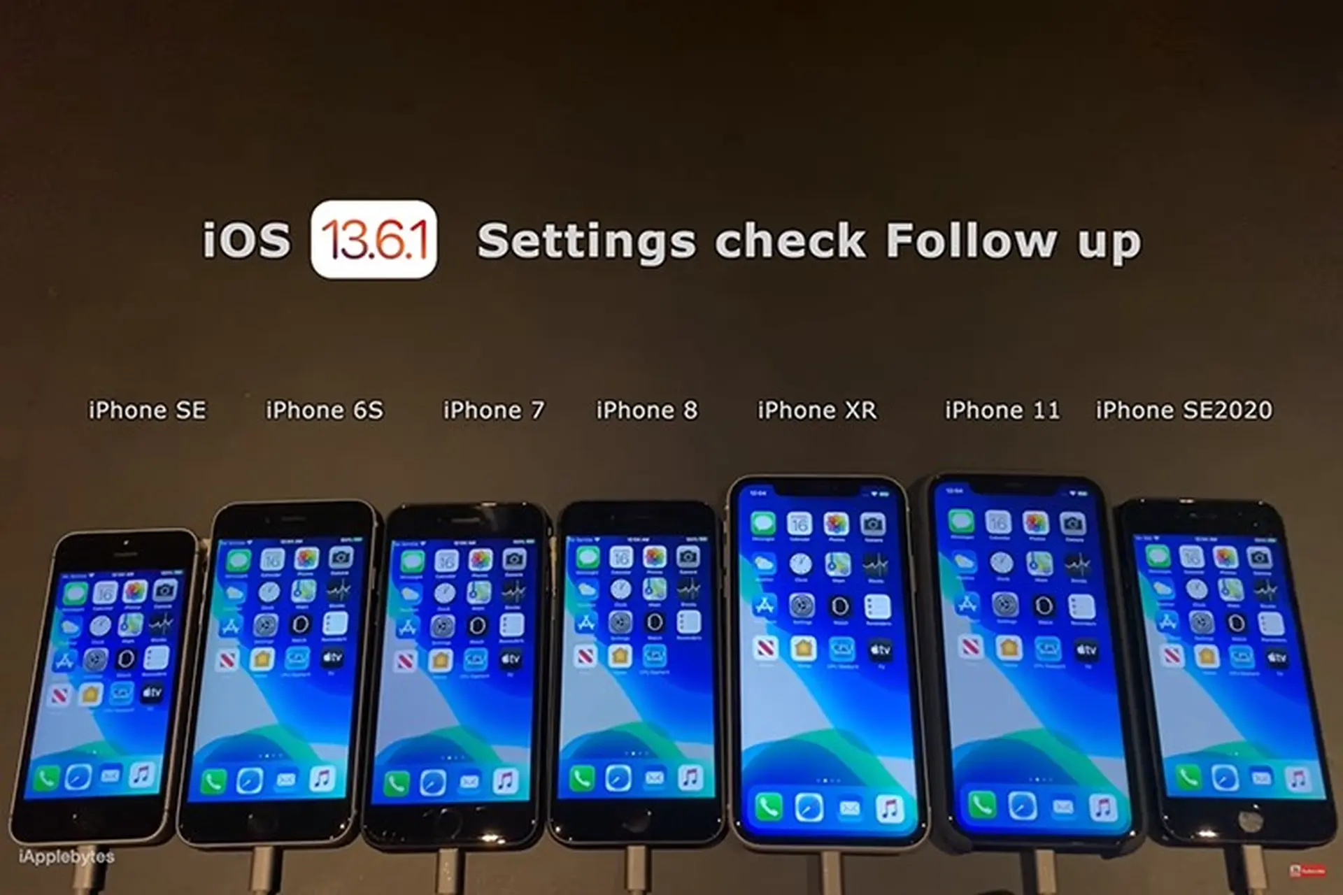 Thử nghiệm khả năng “đốt” pin của iOS 13.6.1 trên 7 mẫu iPhone