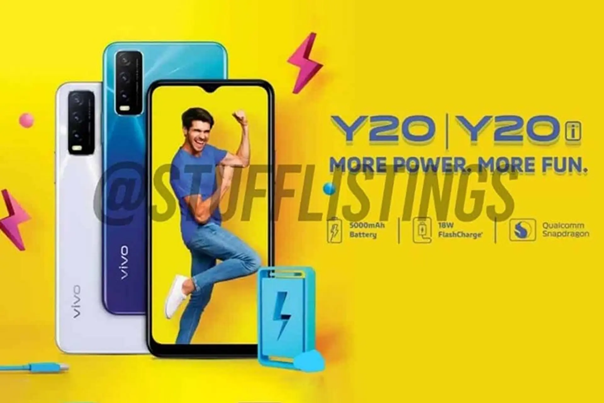 Vivo Y20 và Y20i lộ thiết kế kèm cấu hình chi tiết trước ngày ra mắt