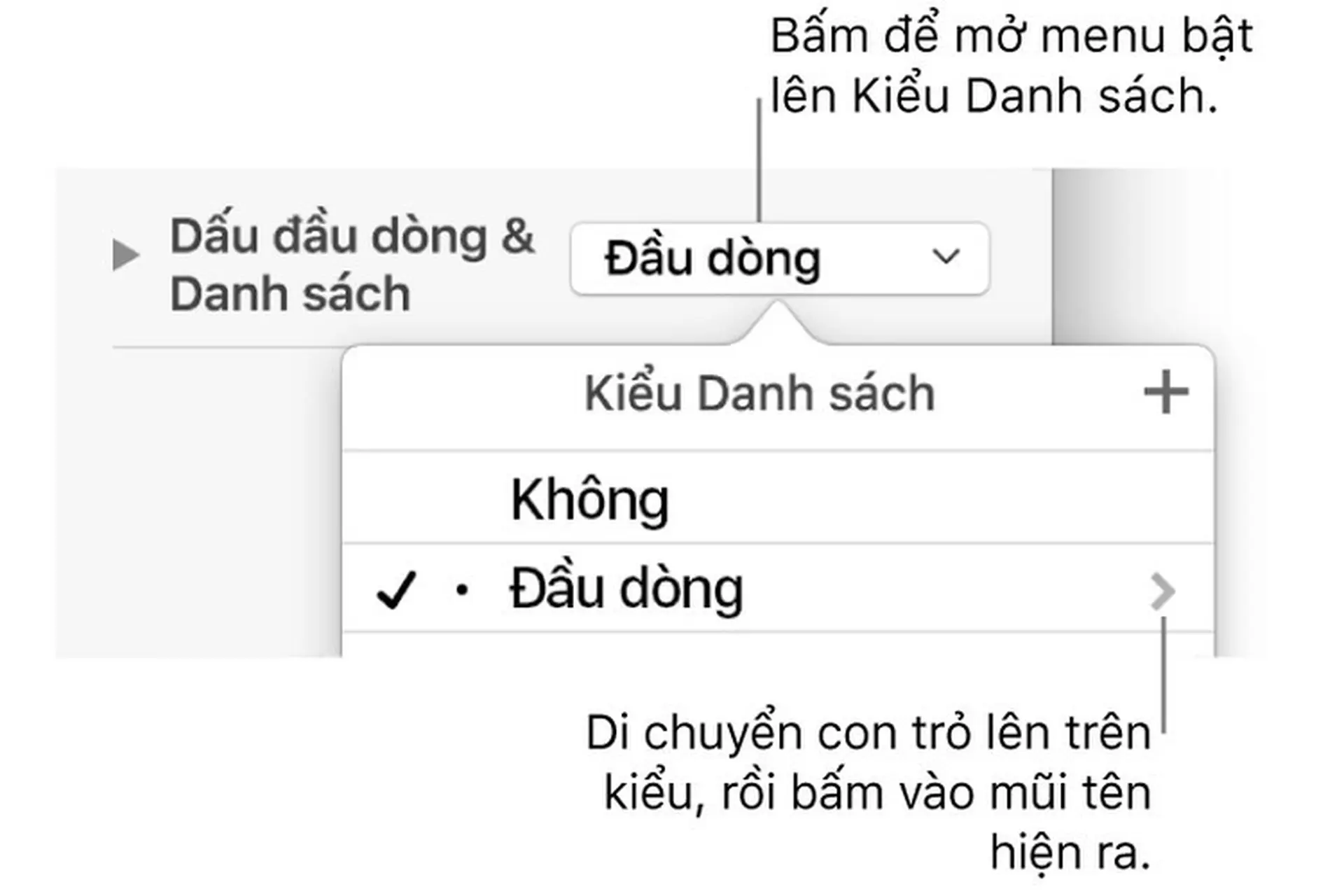 Sử dụng phím tắt để áp dụng kiểu trong Keynote