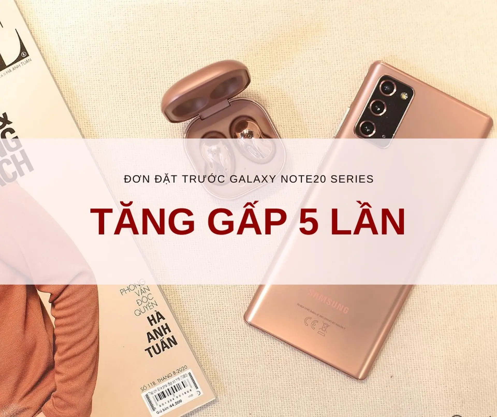 Số đơn đặt mua Galaxy Note20 tại FPT Shop tăng gấp 5 lần trong 24 giờ