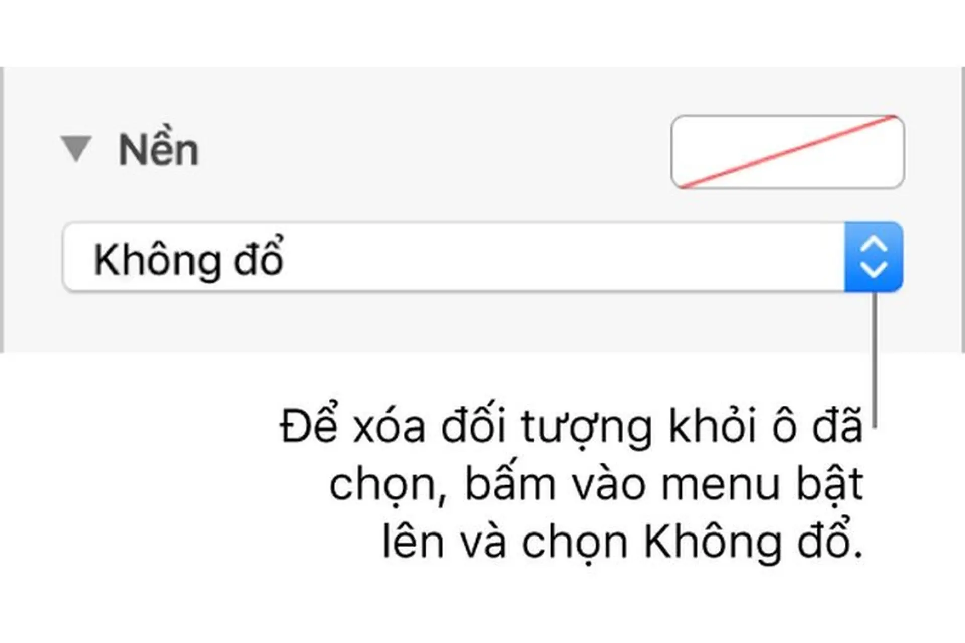 Thêm và sửa nội dung ô trong Keynote