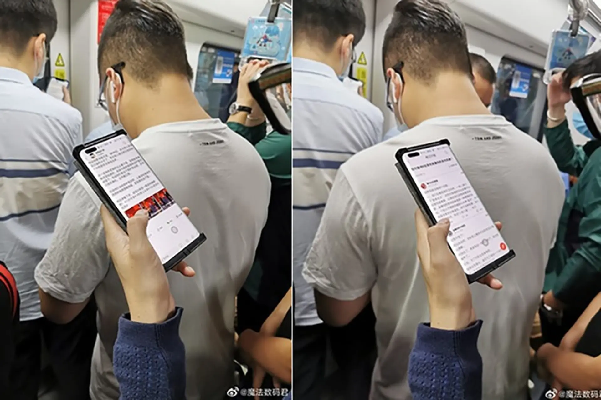Rò rỉ ảnh thực tế Huawei Nova 8 Pro với màn hình cong “đục lỗ” kép
