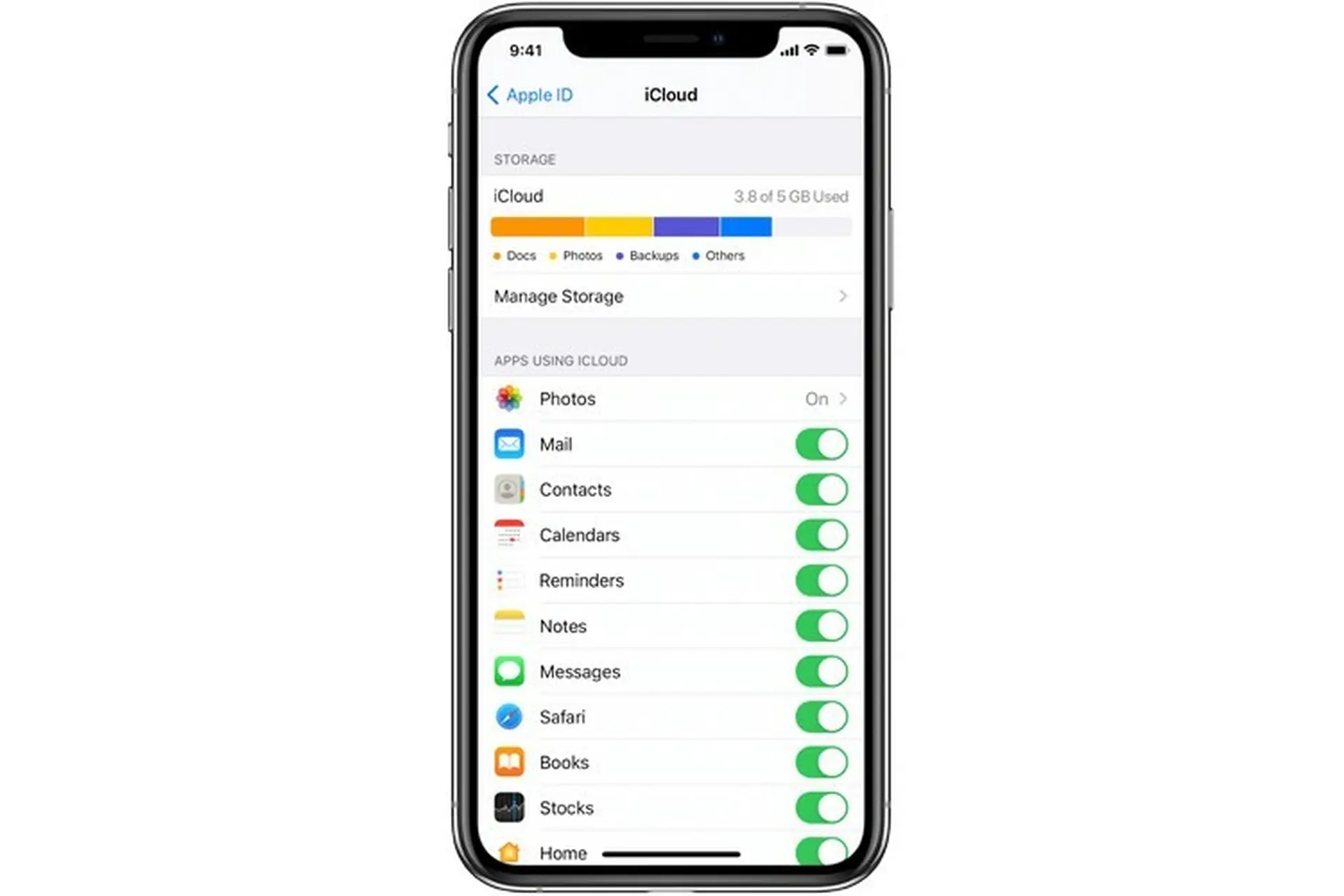 Quản lý cài đặt ID Apple và iCloud trên iOS 14
