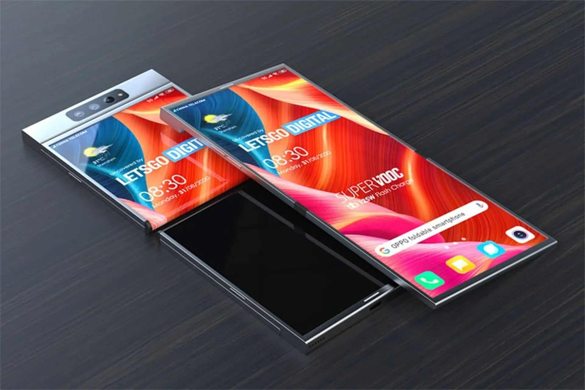 Rò rỉ bằng sáng chế smartphone thiết kế vỏ sò của OPPO