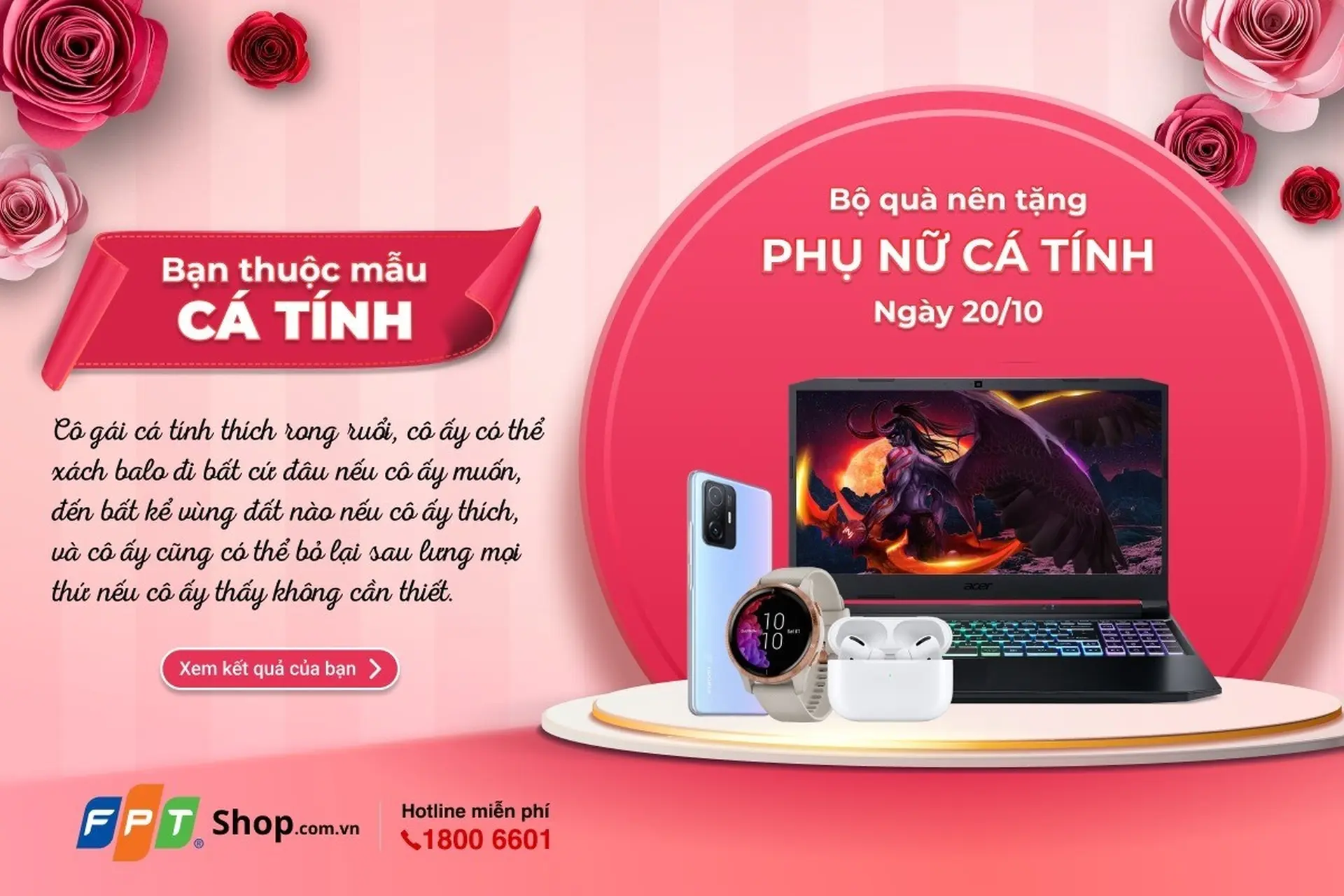 Nhóm sản phẩm cho người Cá Tính