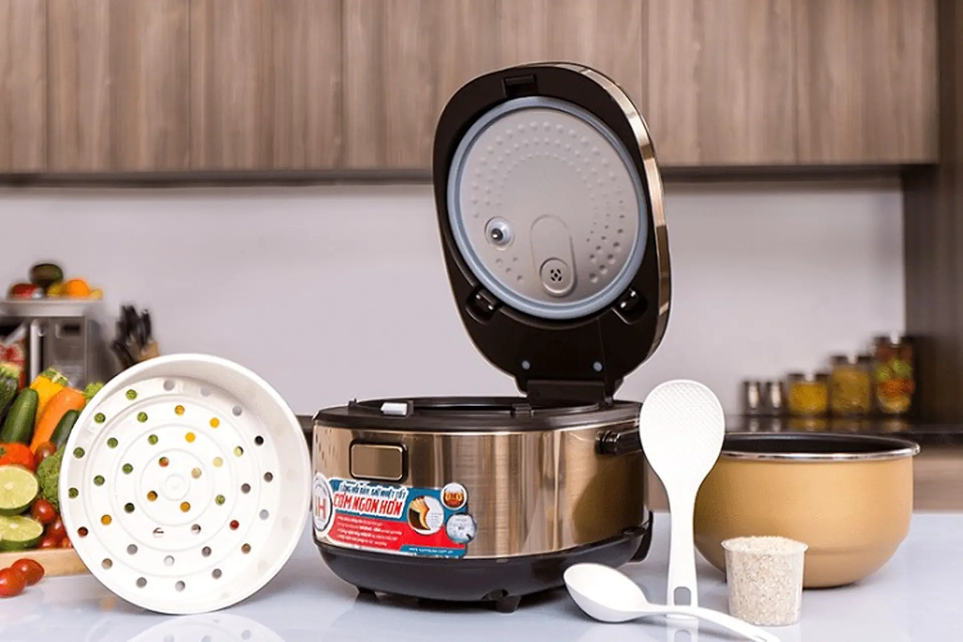 Tìm hiểu về cấu tạo của nồi cơm điện và chức năng mỗi bộ phận