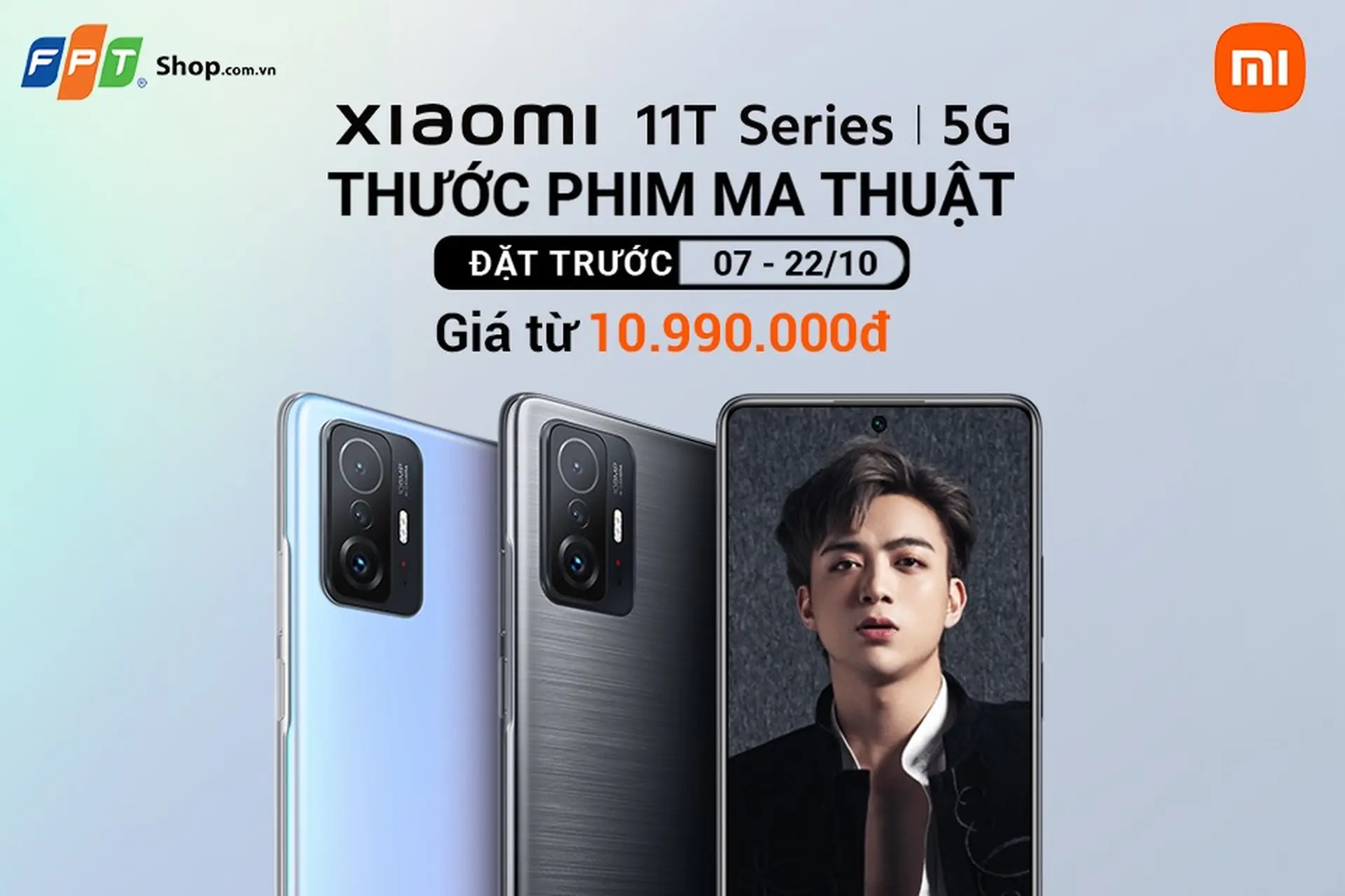 Đặt trước Xiaomi 11T Series 5G tại FPT Shop, nhận ngay quà tặng hấp dẫn, trị giá đến 5 triệu đồng
