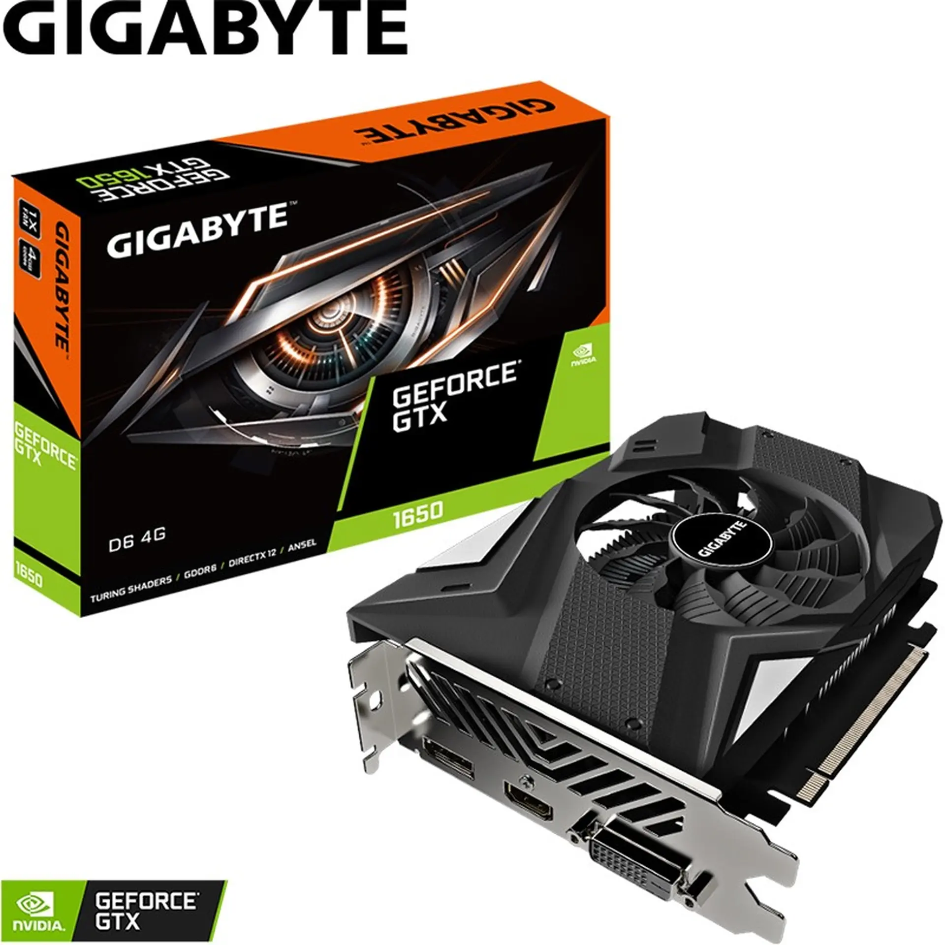 Card đồ hoạ Gigabyte N1656D6-4GD - 4GB GDDR6 - 128 bit