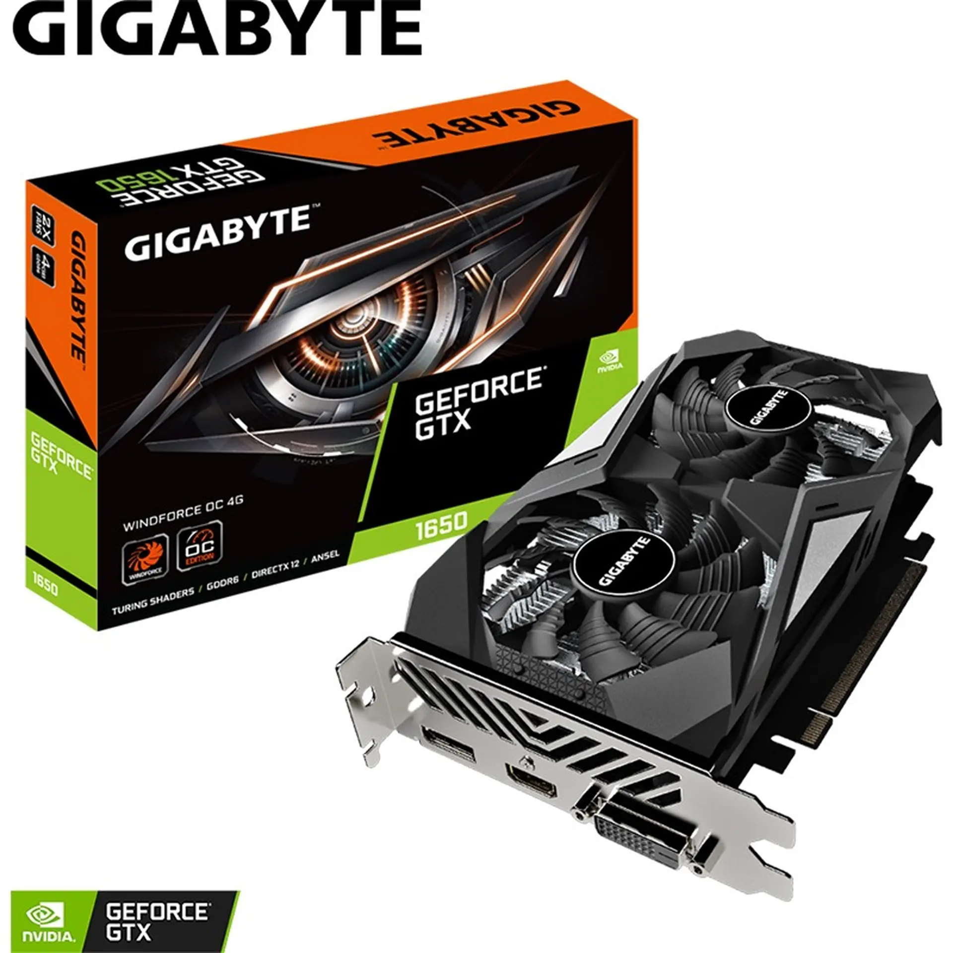 Card đồ hoạ Gigabyte N1656WF2OC-4GD - 4GB GDDR6 - 128 bit