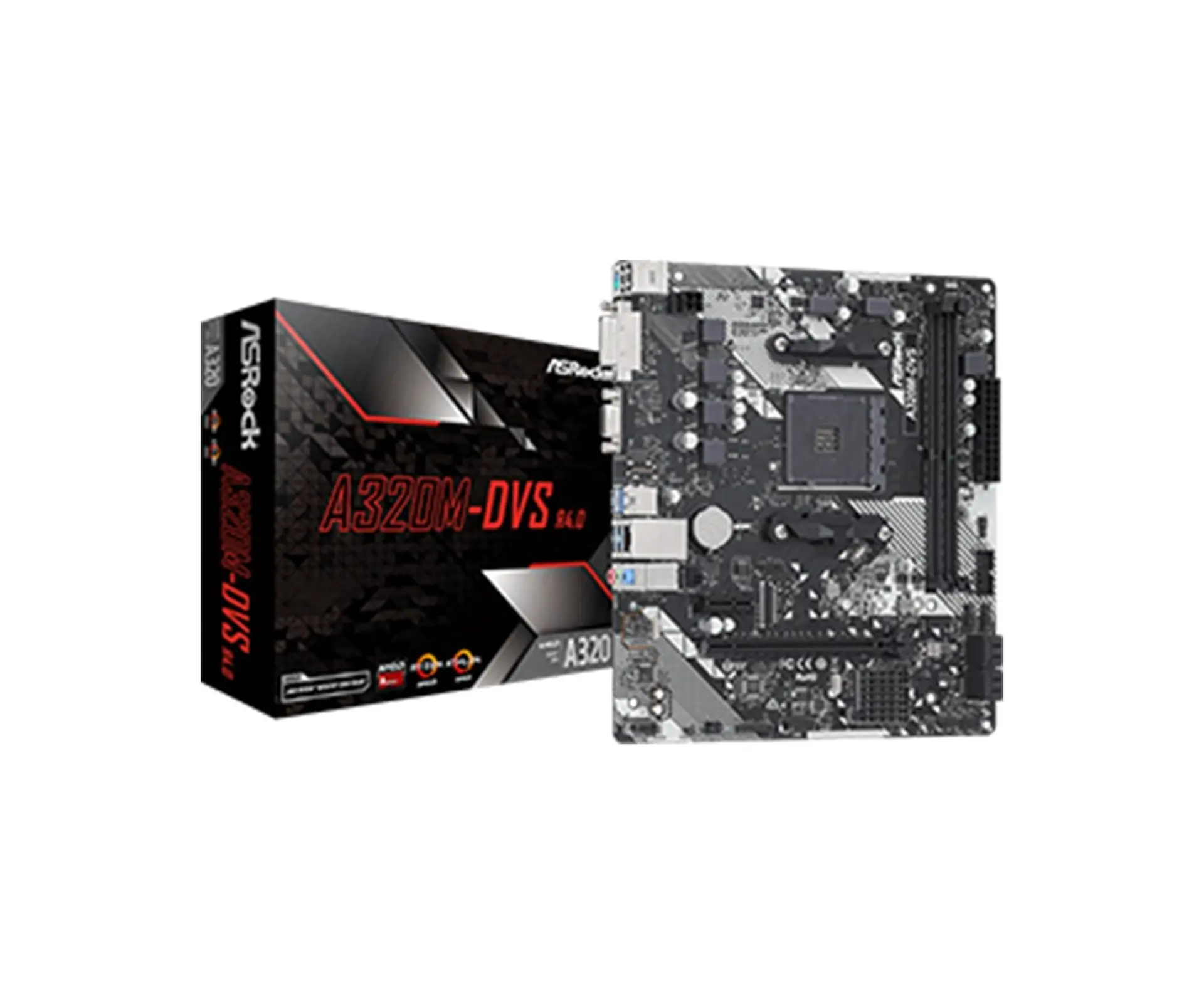 Mainboard Asrock A320M DVS (R 4.0) ( AMD AM4 - m-ATX Form Factor - DDR4 )