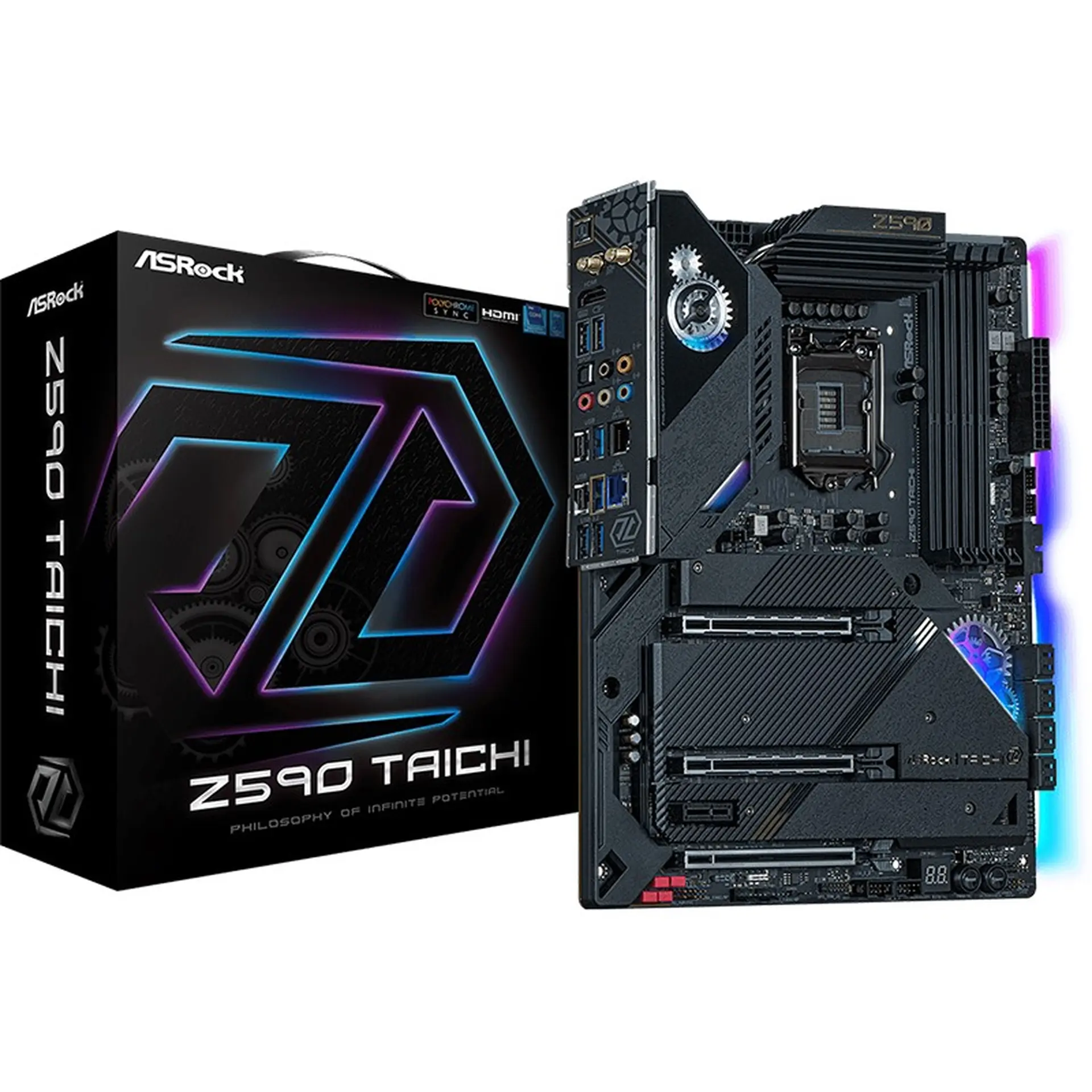 Mainboard Asrock  Z590 TAICHI (LGA 1200 - m-ATX Form Factor - DDR4)