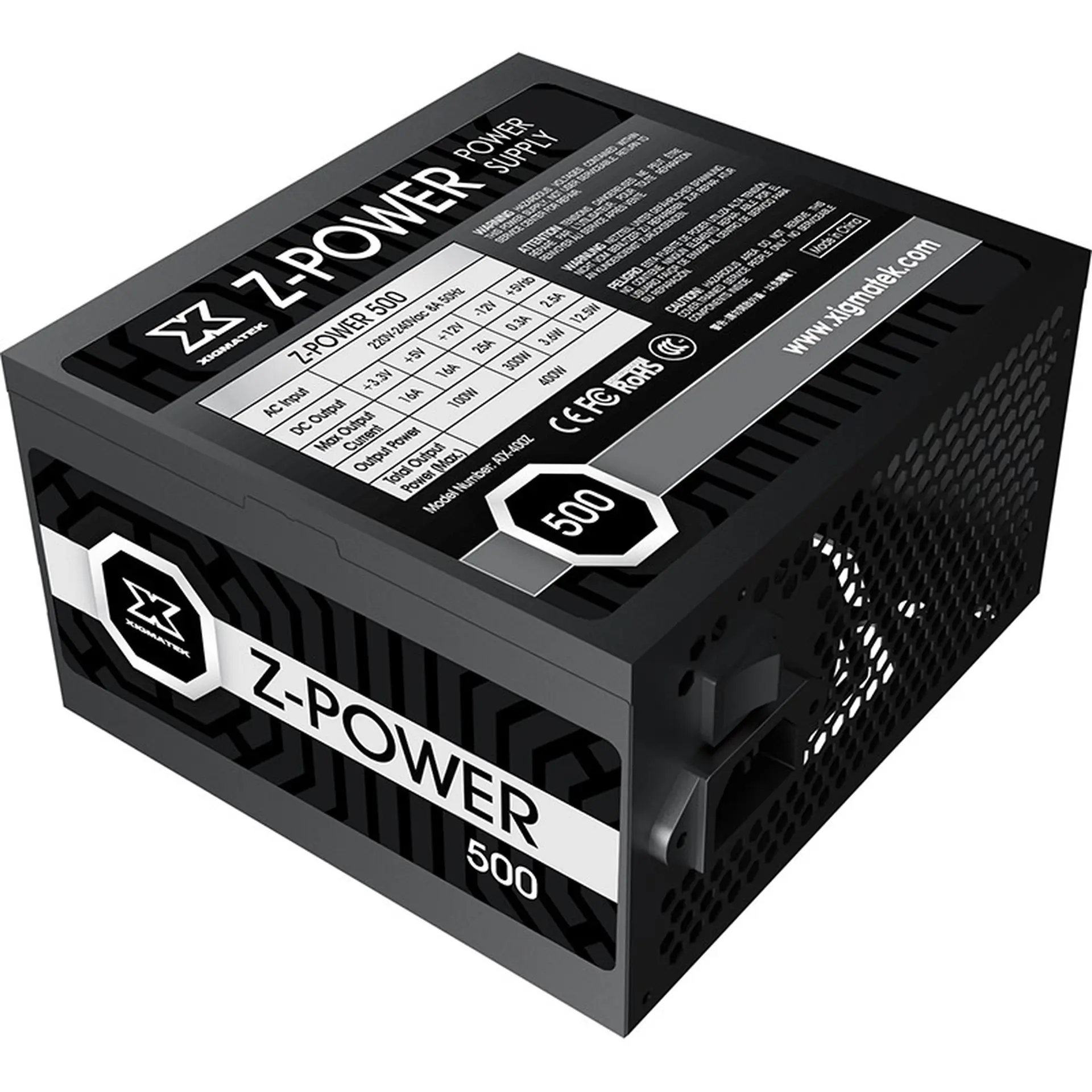 Nguồn máy tính Xigmatek Z-Power 500 (400W, 230V)