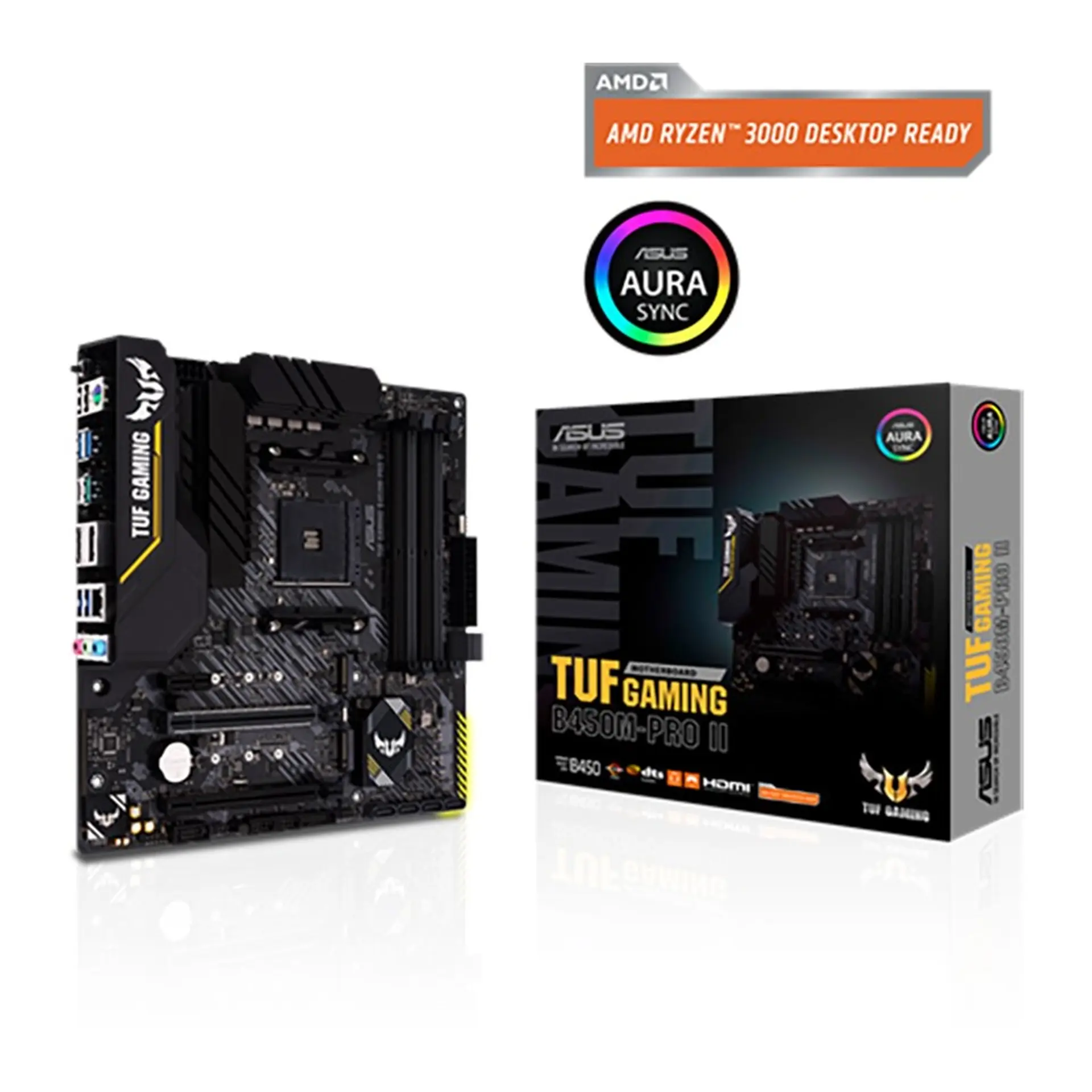 Mainboard Asus TUF GAMING B450M-PRO II (AMD AM4 - m-ATX Form Factor - DDR4)