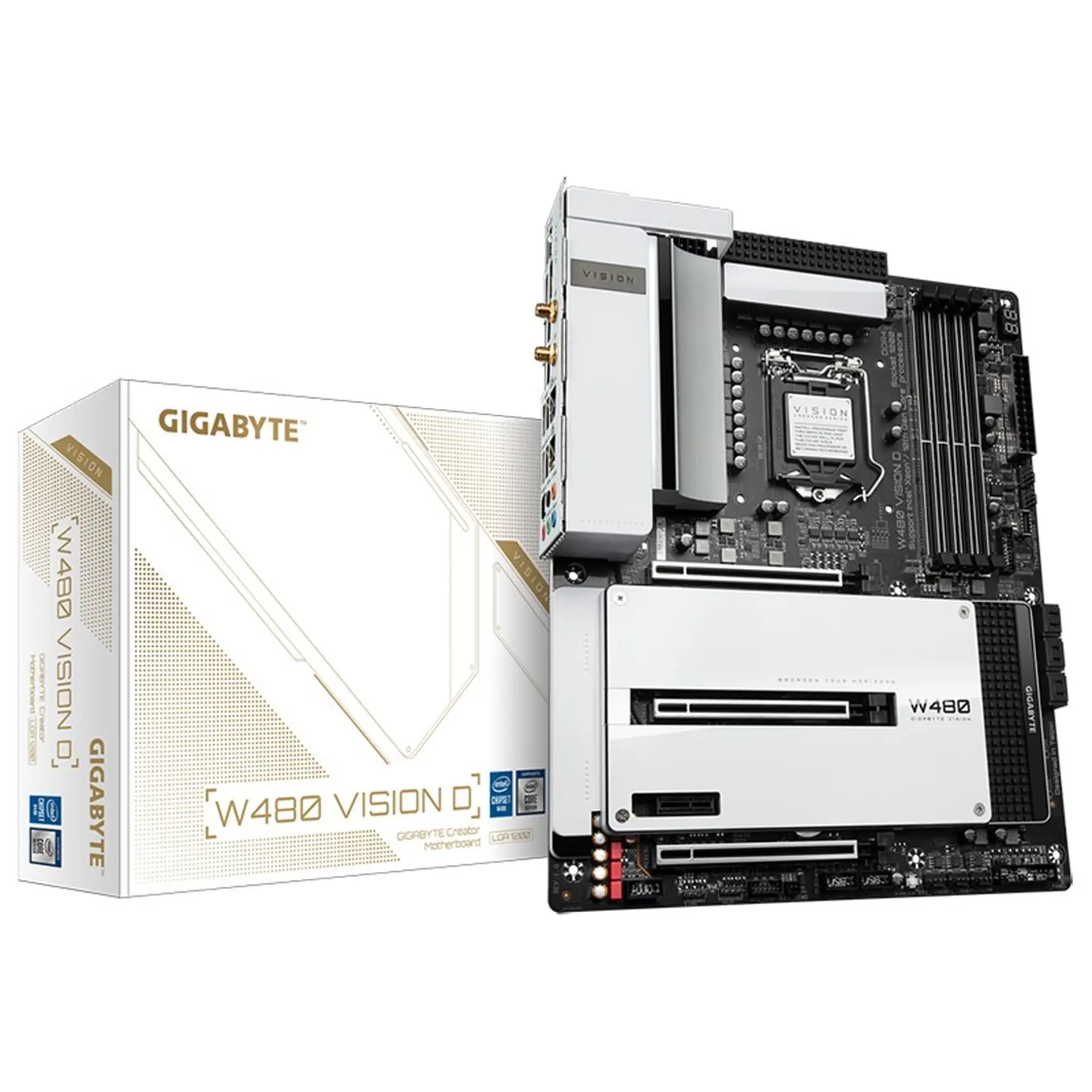 Mainboard Gigabyte GA-W480 VISION D (LGA 1200 - ATX - DDR4)