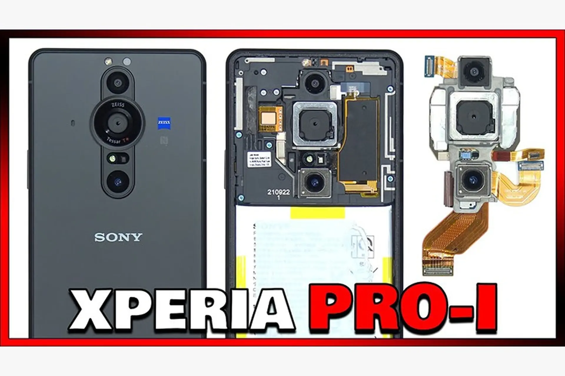 “Mổ bụng” Sony Xperia Pro-I để khám phá linh kiện bên trong