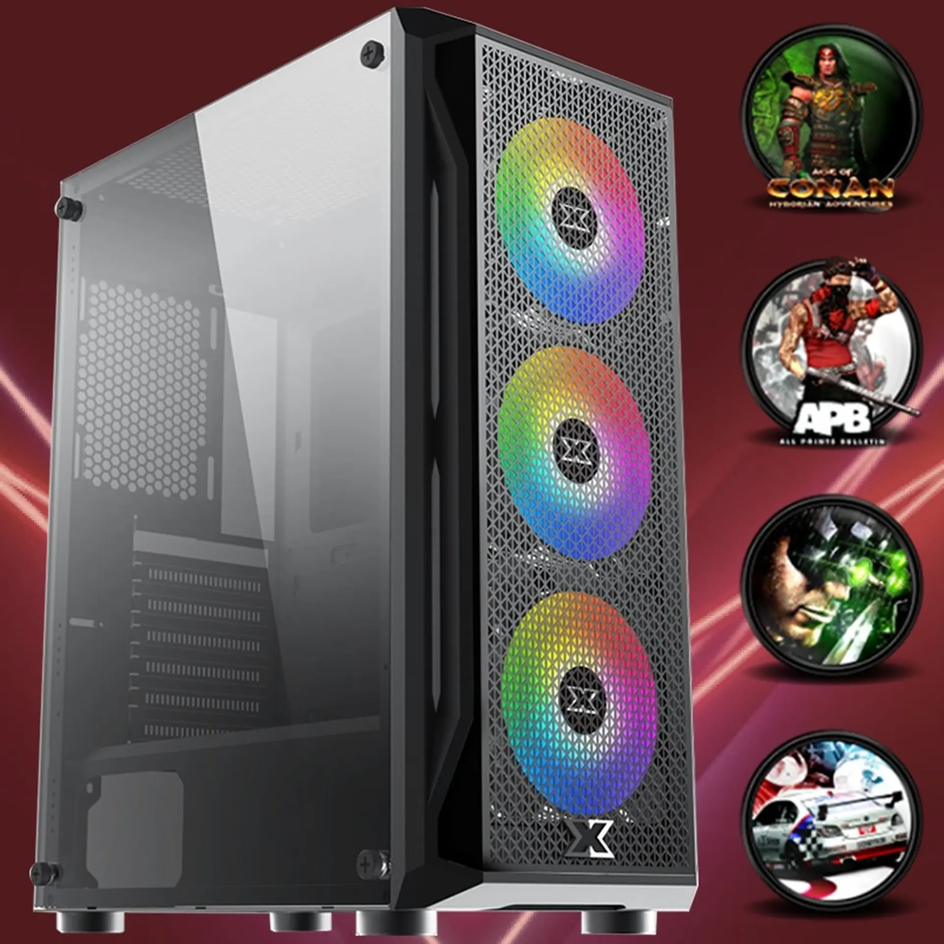 PC Gaming E-POWER  009 Intel Core i3-10100F/8 GB/240 GB/GeForce GTX 1650/500 W