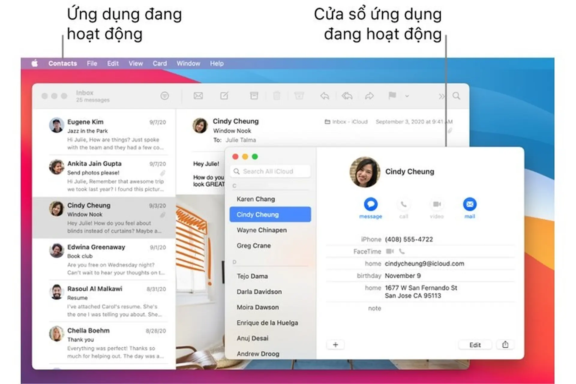 Quản lý các cửa sổ trên macOS Big Sur