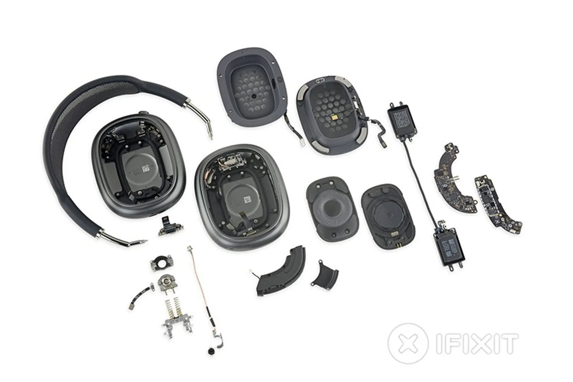 iFixit “mổ bụng” AirPods Max: Headband có thể tháo rời chỉ với que chọc SIM, đạt 6/10 điểm