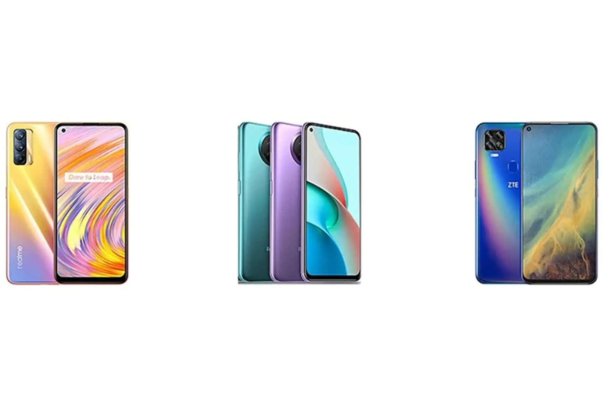 So sánh Realme V15 5G với Redmi Note 9 5G và ZTE Blade V2020: Lựa chọn nào hợp lý hơn?