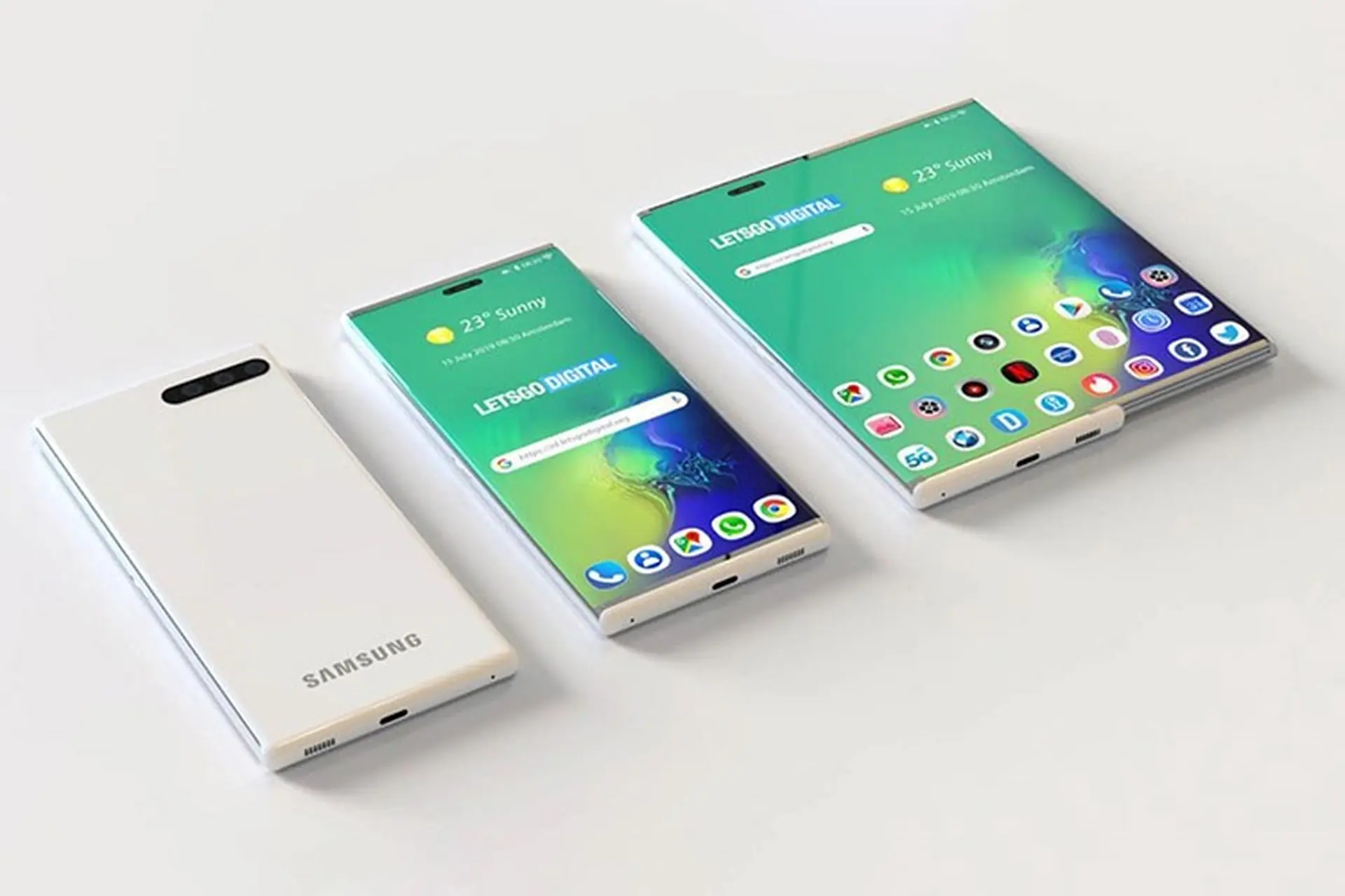 Samsung xác nhận đang phát triển smartphone màn hình cuộn và trượt, sẽ sớm ra mắt