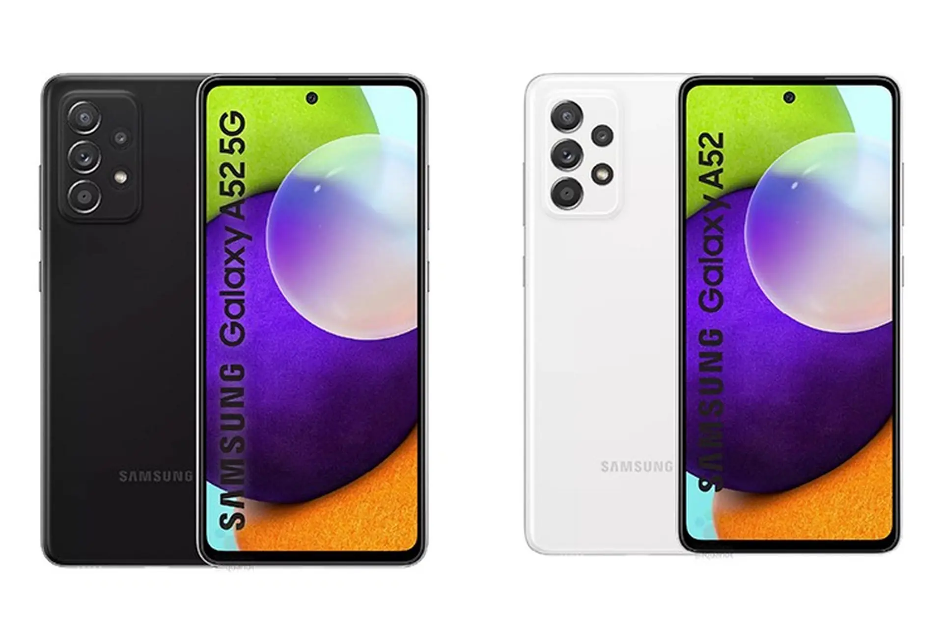 Thông số kỹ thuật, ảnh render chính thức của Samsung Galaxy A52 4G và 5G bị rò rỉ