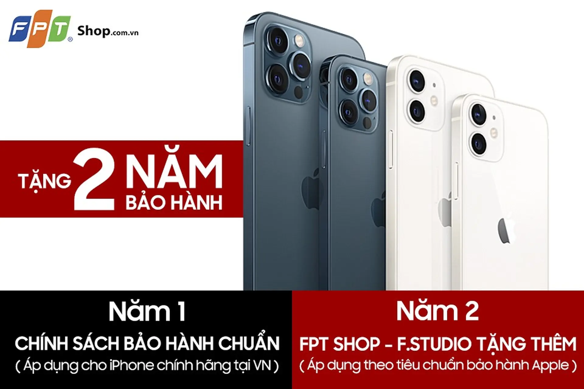 Bảo hành mở rộng năm thứ 2 iPhone 12 Series