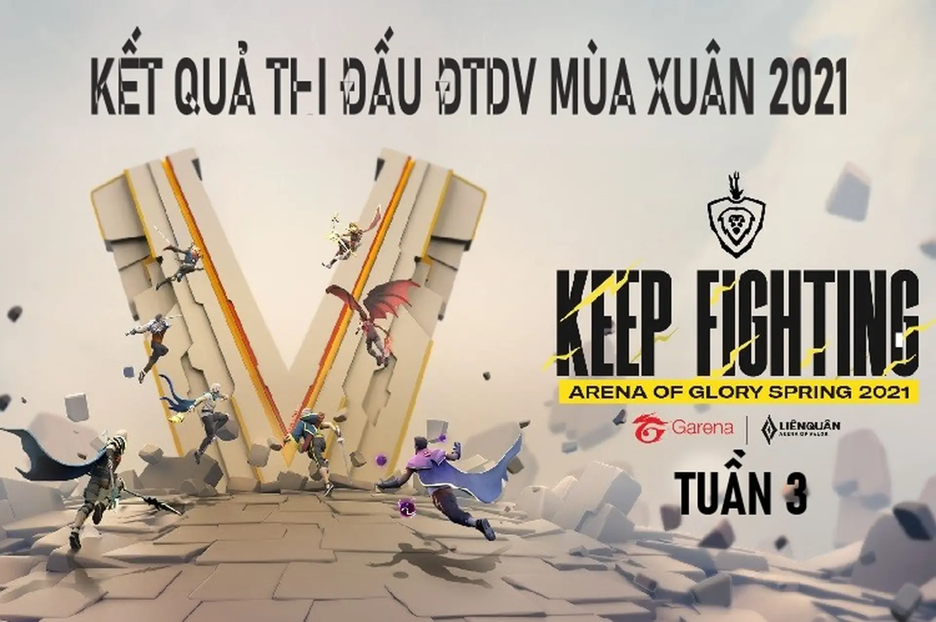 Tổng kết tuần 3 ĐTDV Mùa Xuân 2021: SGP giữ vững ngôi đầu, FL toàn thắng