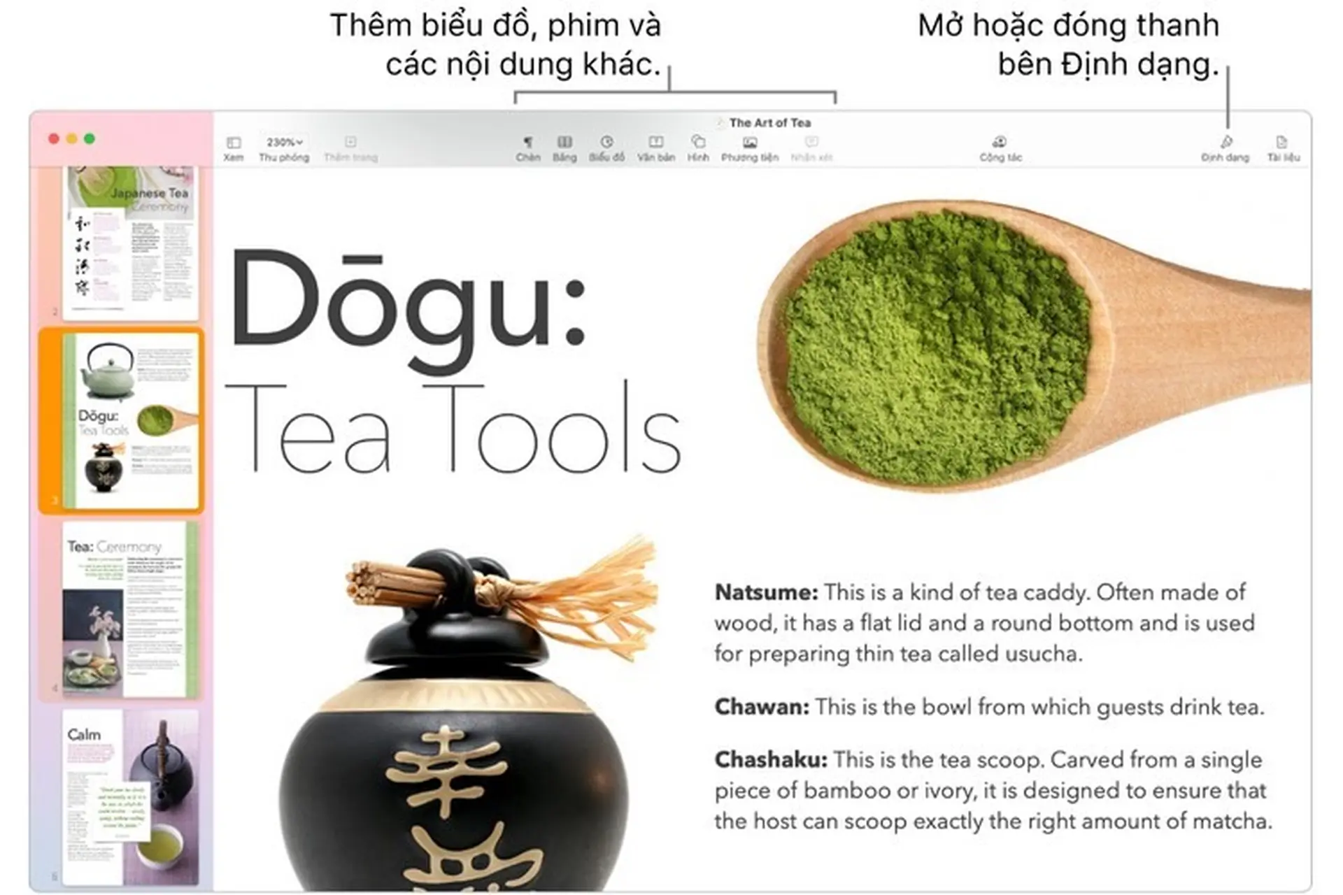 Ứng dụng Pages trên macOS Big Sur