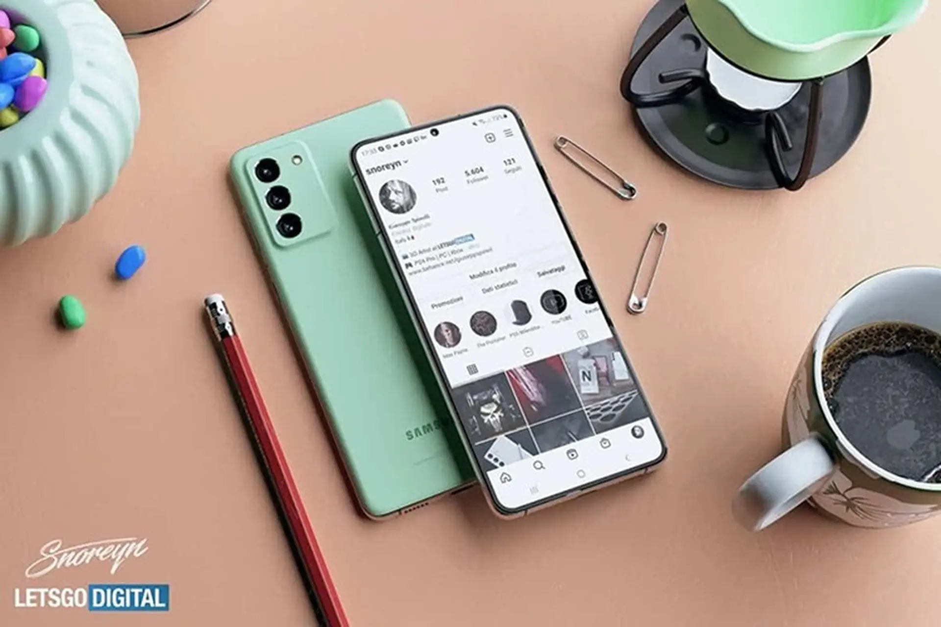 Lộ ảnh render chất lượng cao của Samsung Galaxy S21 FE
