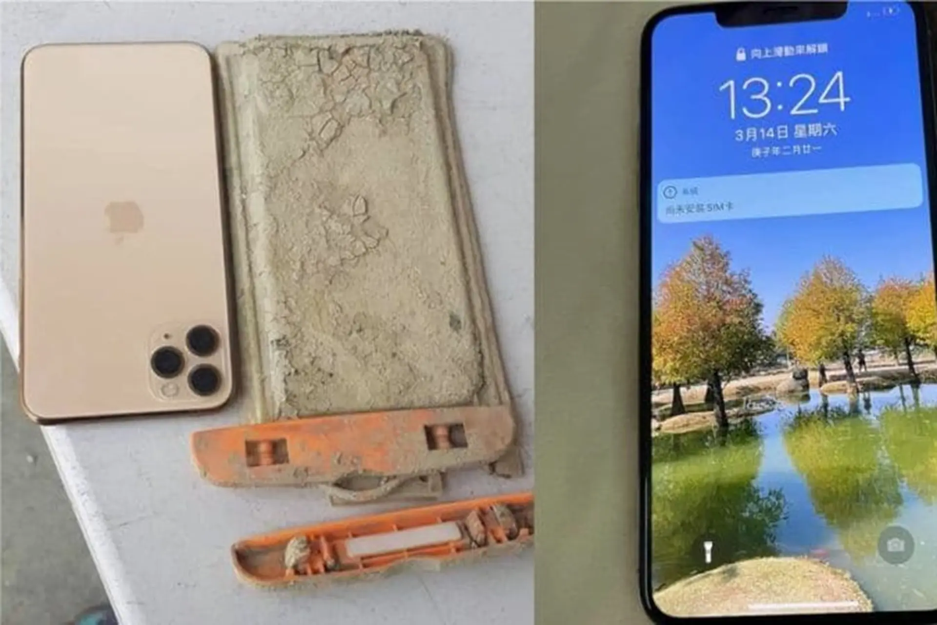 iPhone 11 Pro Max vẫn hoạt động tốt sau 1 năm dưới hồ nước