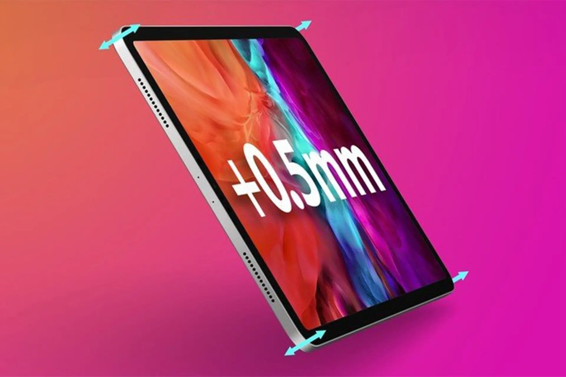 Apple có thể ra mắt iPad Pro 2021 với thân máy dày hơn 0.5mm so với thế hệ trước