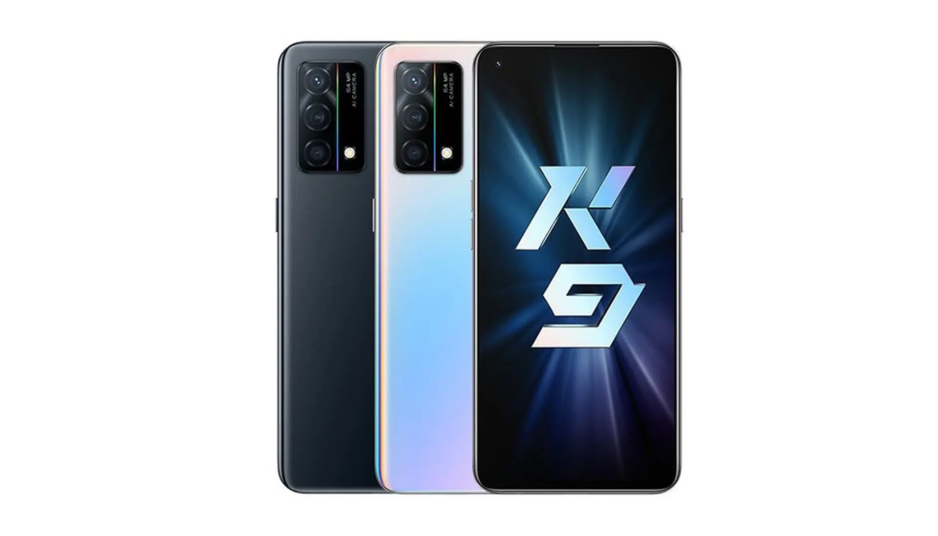 OPPO K9 lộ ảnh render sắc nét với màn hình đục lỗ, 3 camera sau