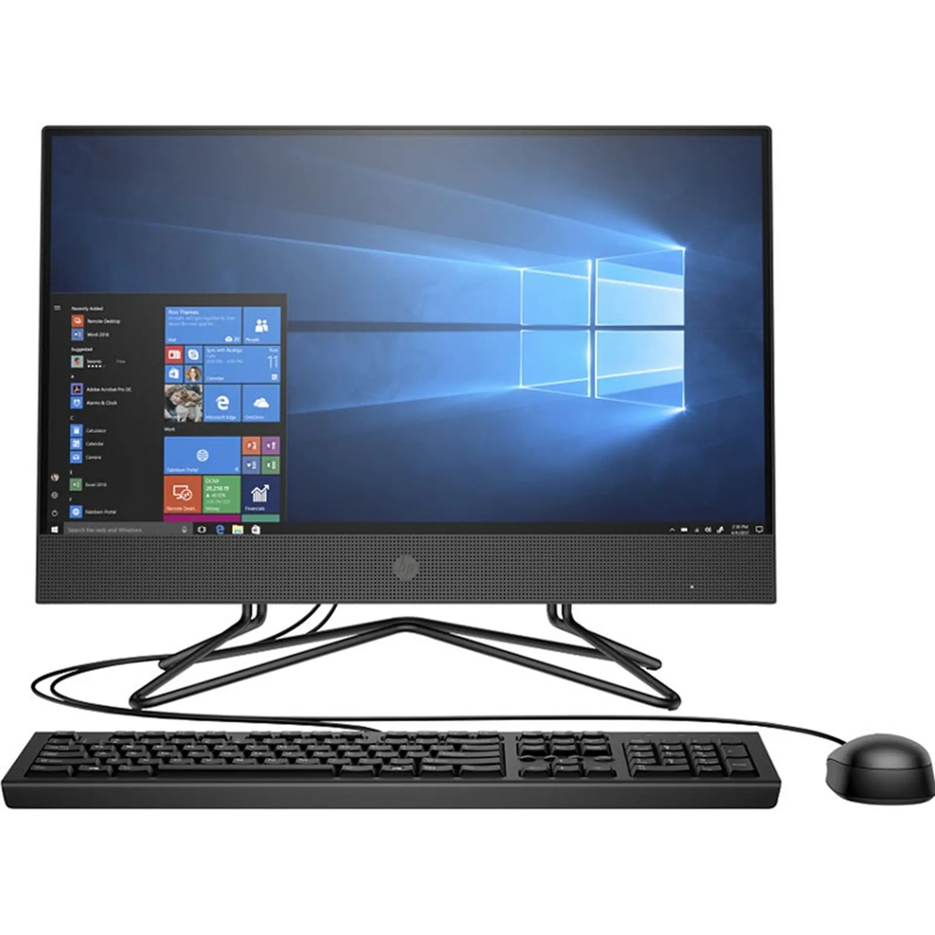 Máy tính All in one HP 200 Pro G4 AIO NT i3 10110U/4GB/256GB/Intel UHD/21.5"FHD/Win 10