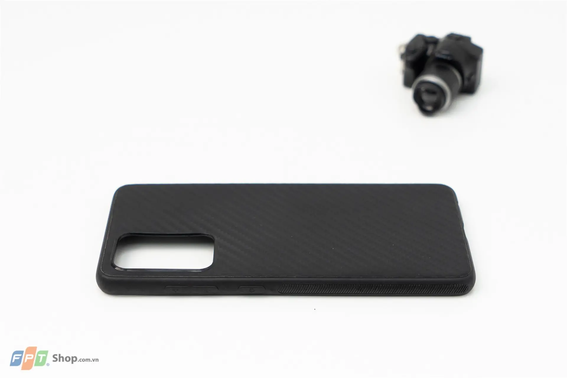 Ốp lưng Samsung A52 Nhựa dẻo Carbon Fibre TPU Meetu