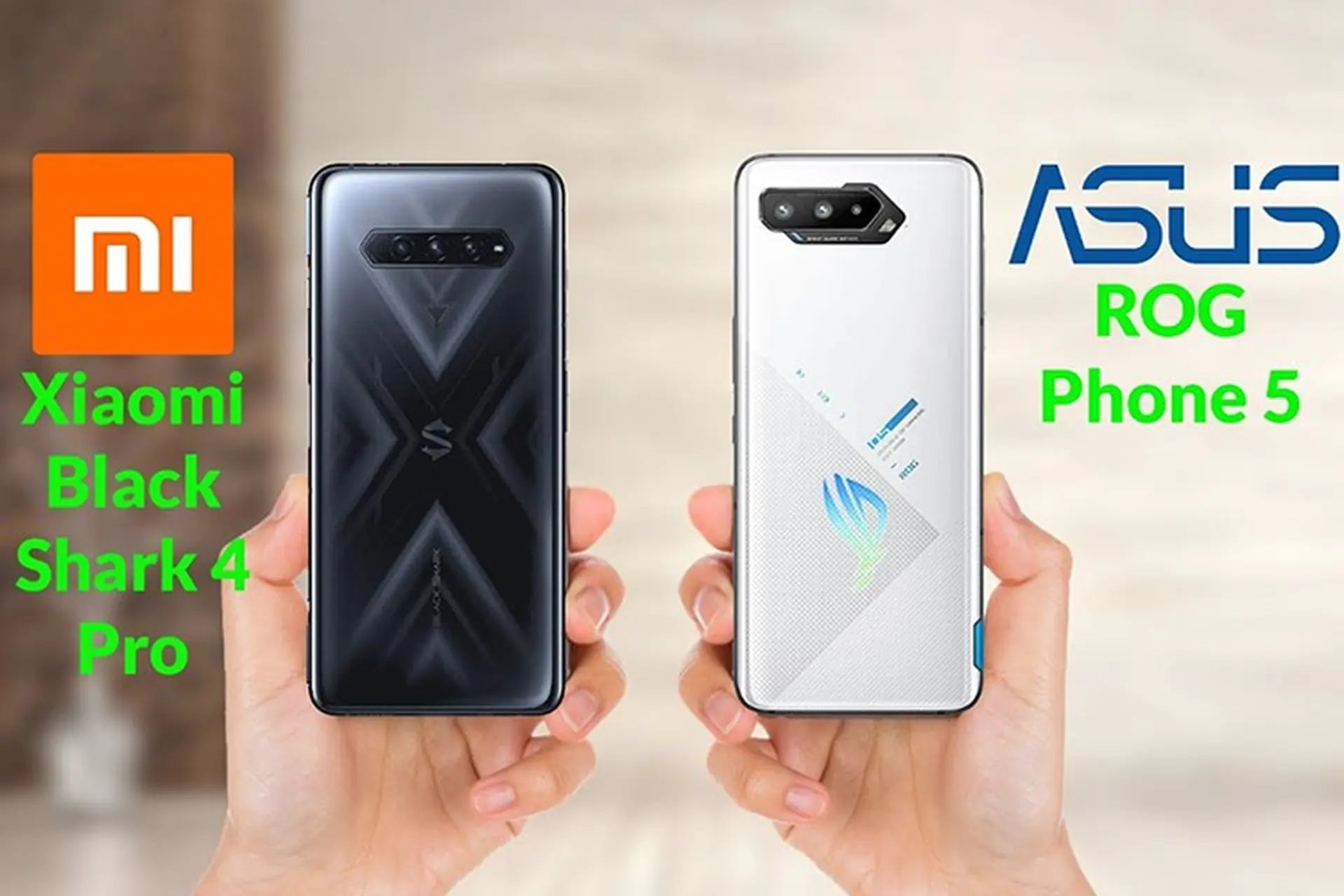 So sánh ASUS ROG Phone 5 và Xiaomi Black Shark 4 Pro: Nên mua máy nào?