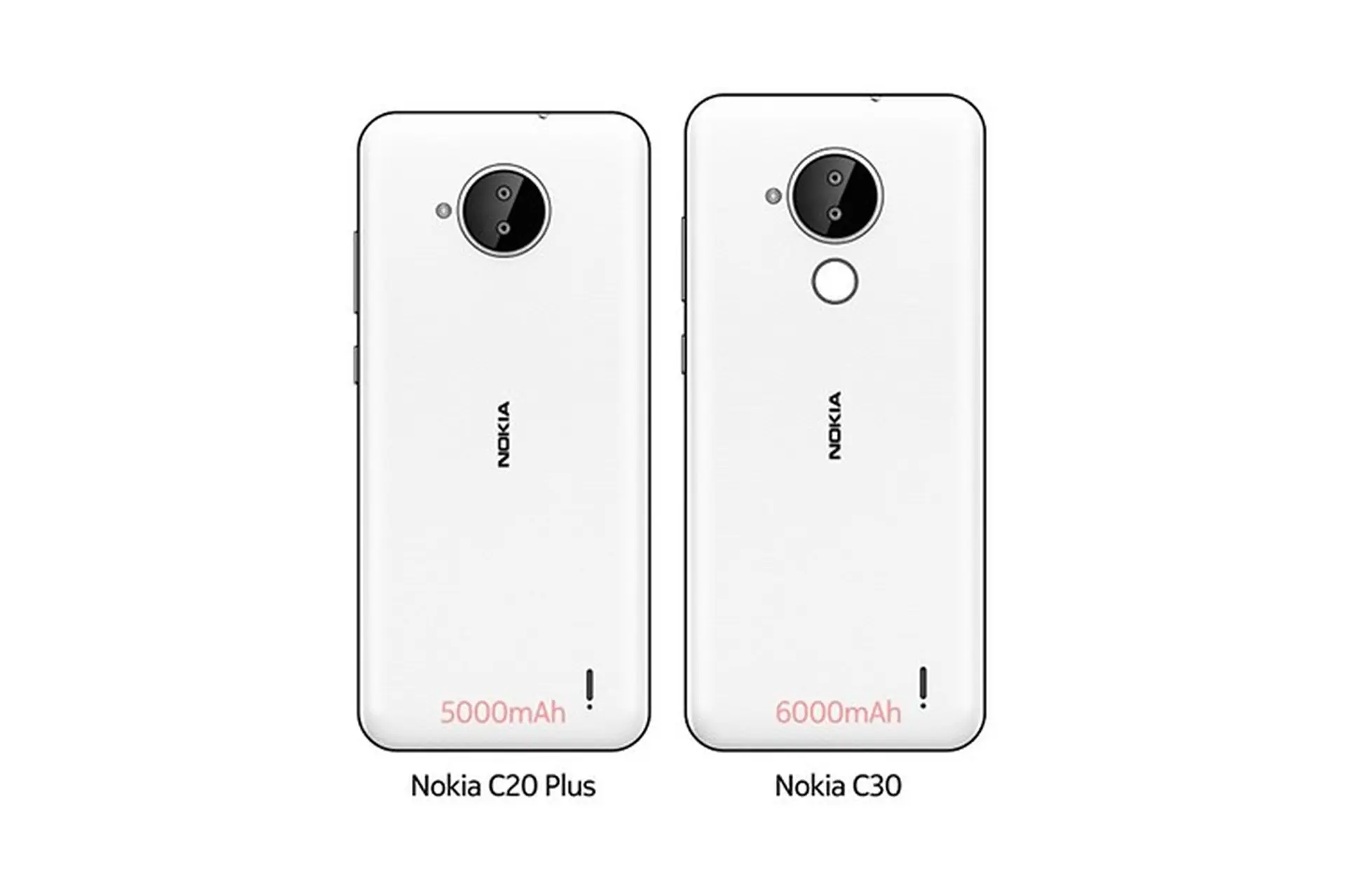 Nokia C20 Plus và Nokia C30 sẽ sớm ra mắt với dung lượng pin “khủng”