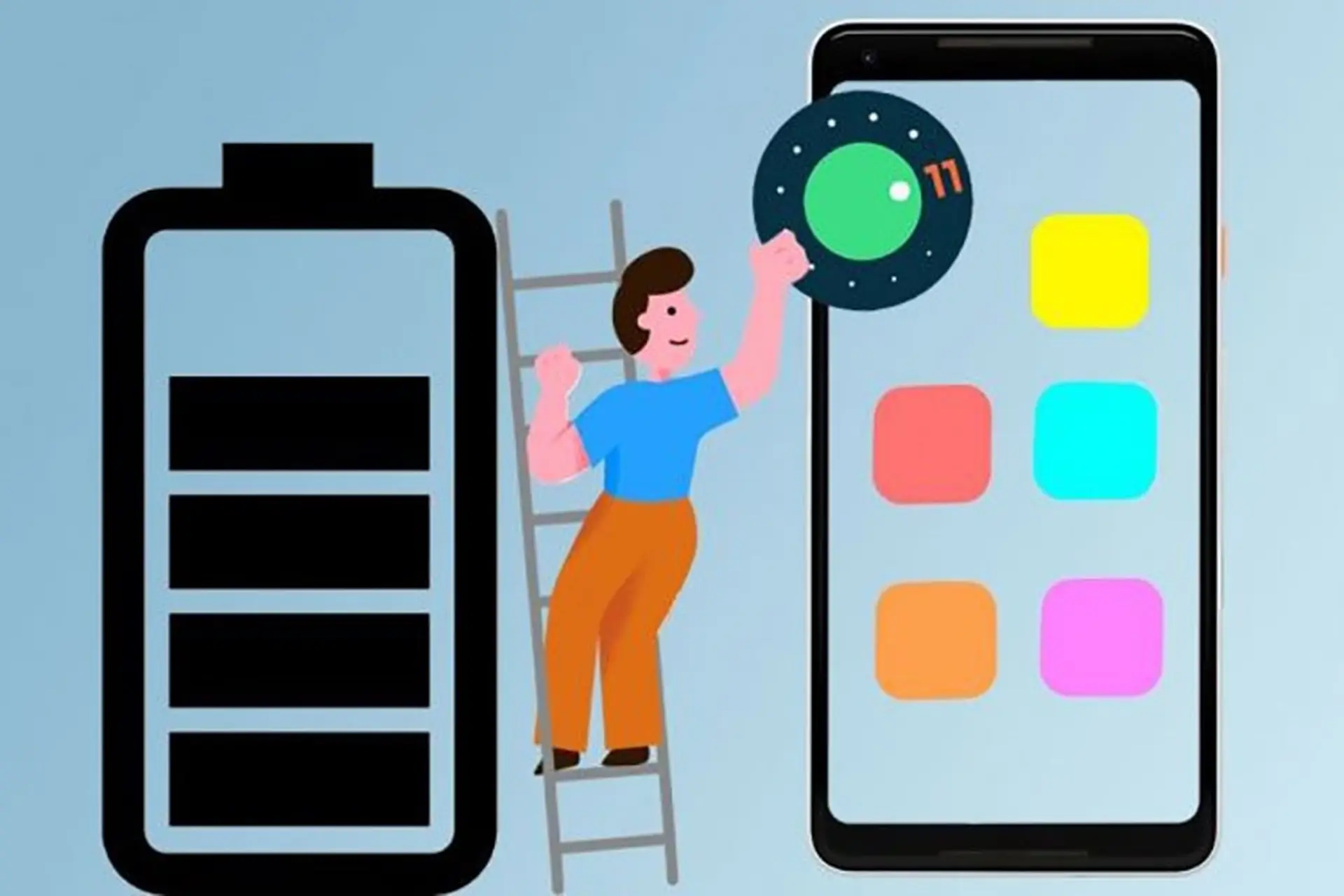 Cách khắc phục tình trạng hao pin trên Android 11