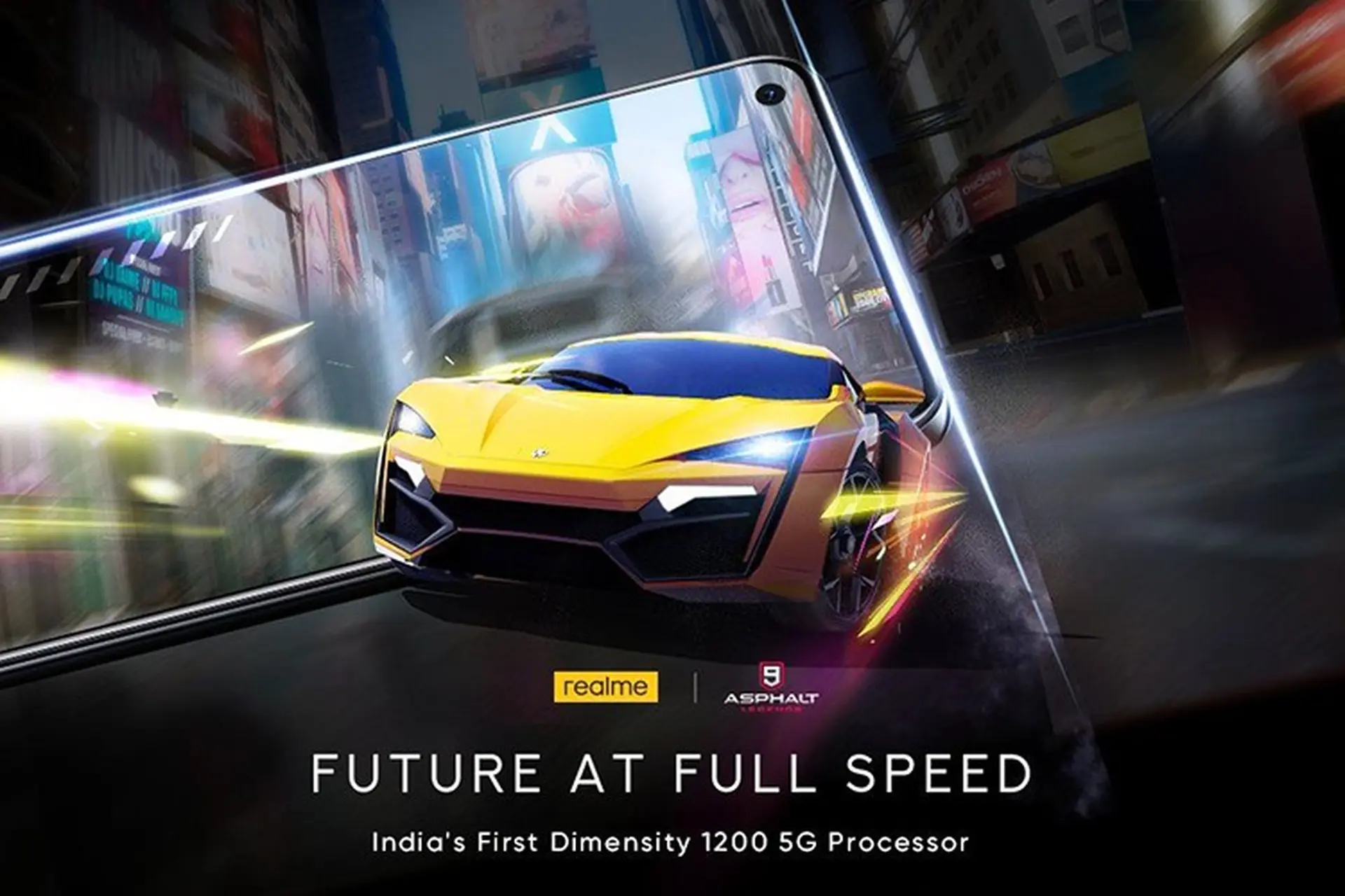 Realme X7 Max lộ ảnh teaser xác nhận dùng chip Dimensity 1200