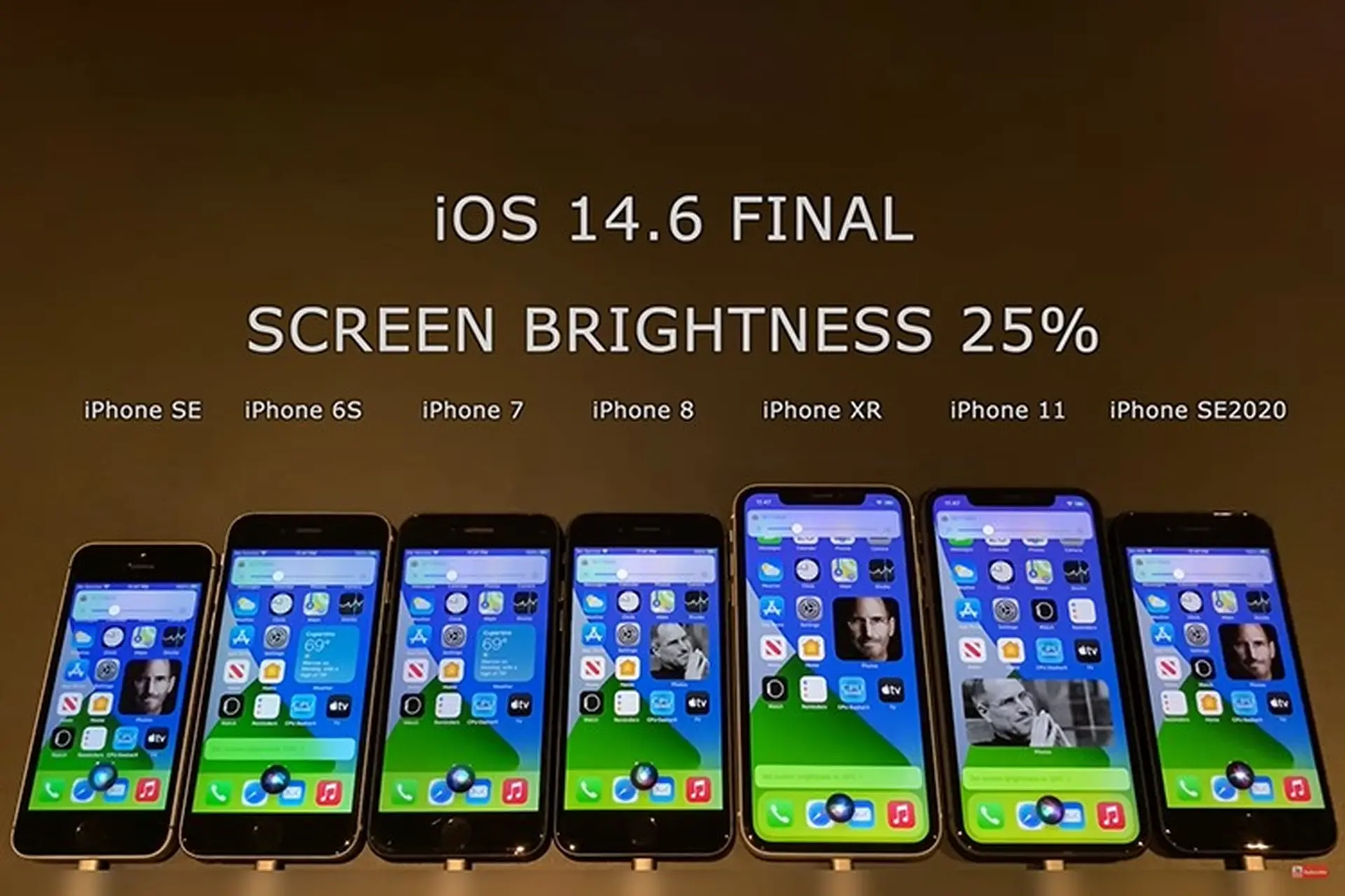 Kiểm tra thời lượng pin iOS 14.6 trên 7 mẫu iPhone cũ